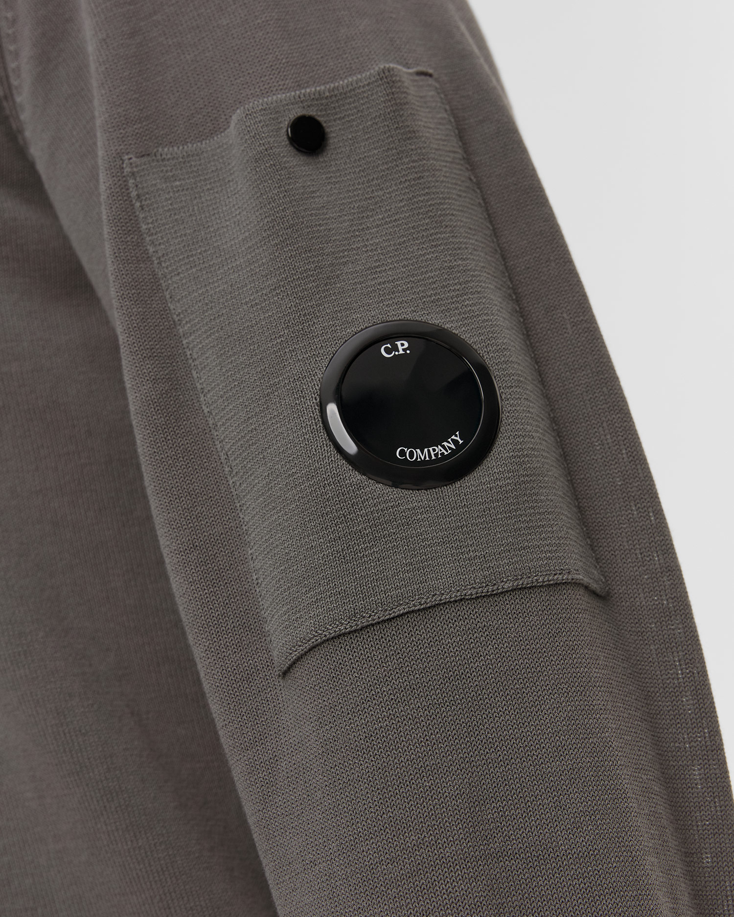 Pánský svetr C.P. Company Cotton Crepe Crewneck Lens Sweater