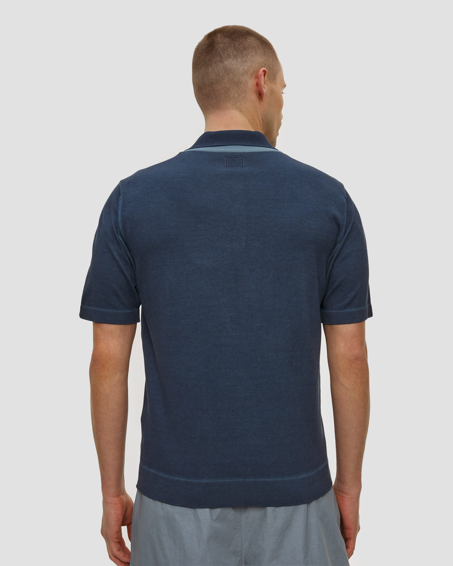 Pánská polokošile C.P. Company Cotton Crepe Double Dyed Polo