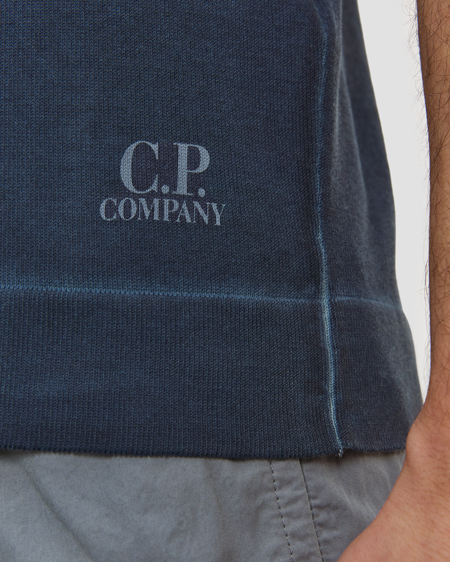 Pánská polokošile C.P. Company Cotton Crepe Double Dyed Polo