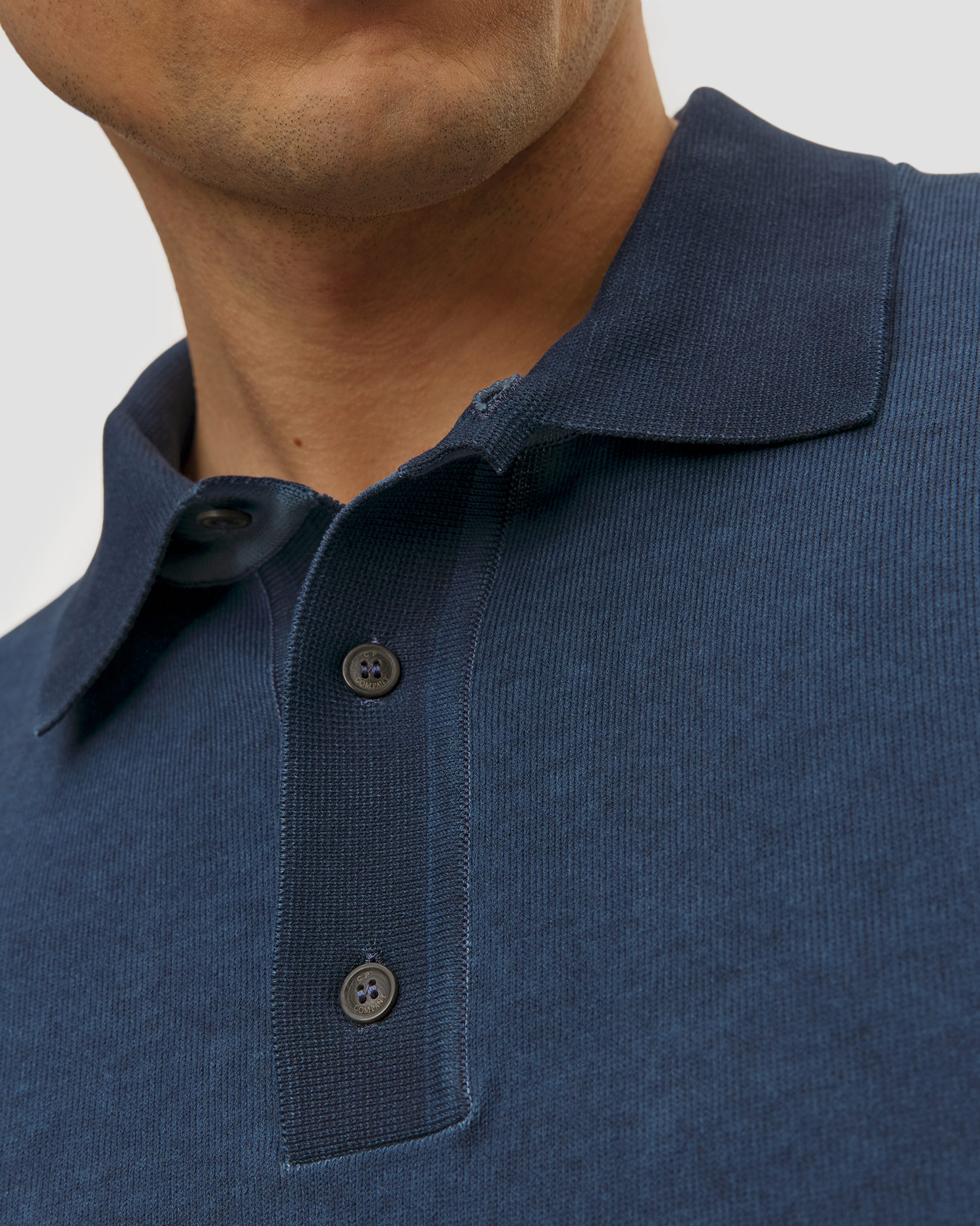 Pánská polokošile C.P. Company Cotton Crepe Double Dyed Polo