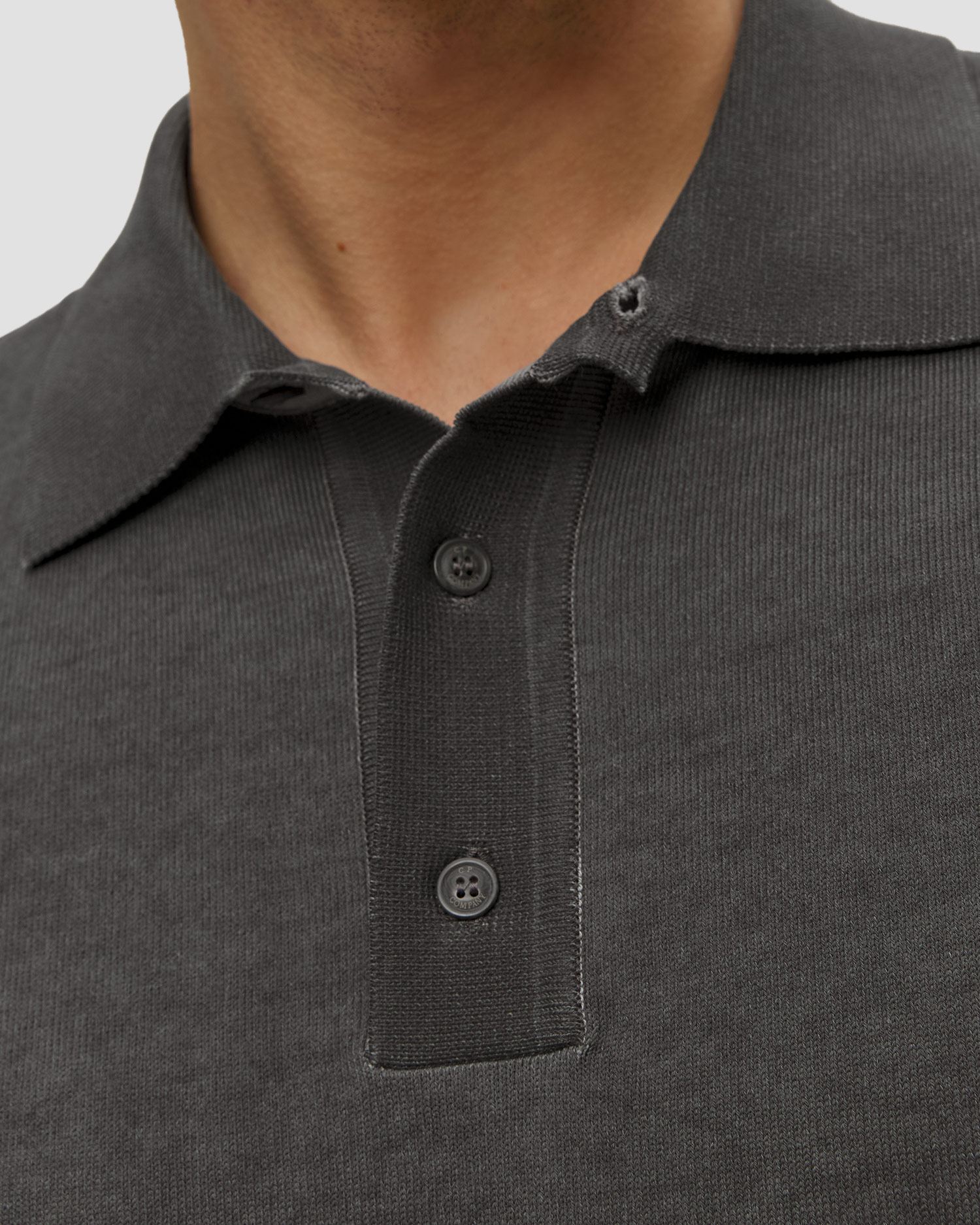 Pánská polokošile C.P. Company Cotton Crepe Double Dyed Polo