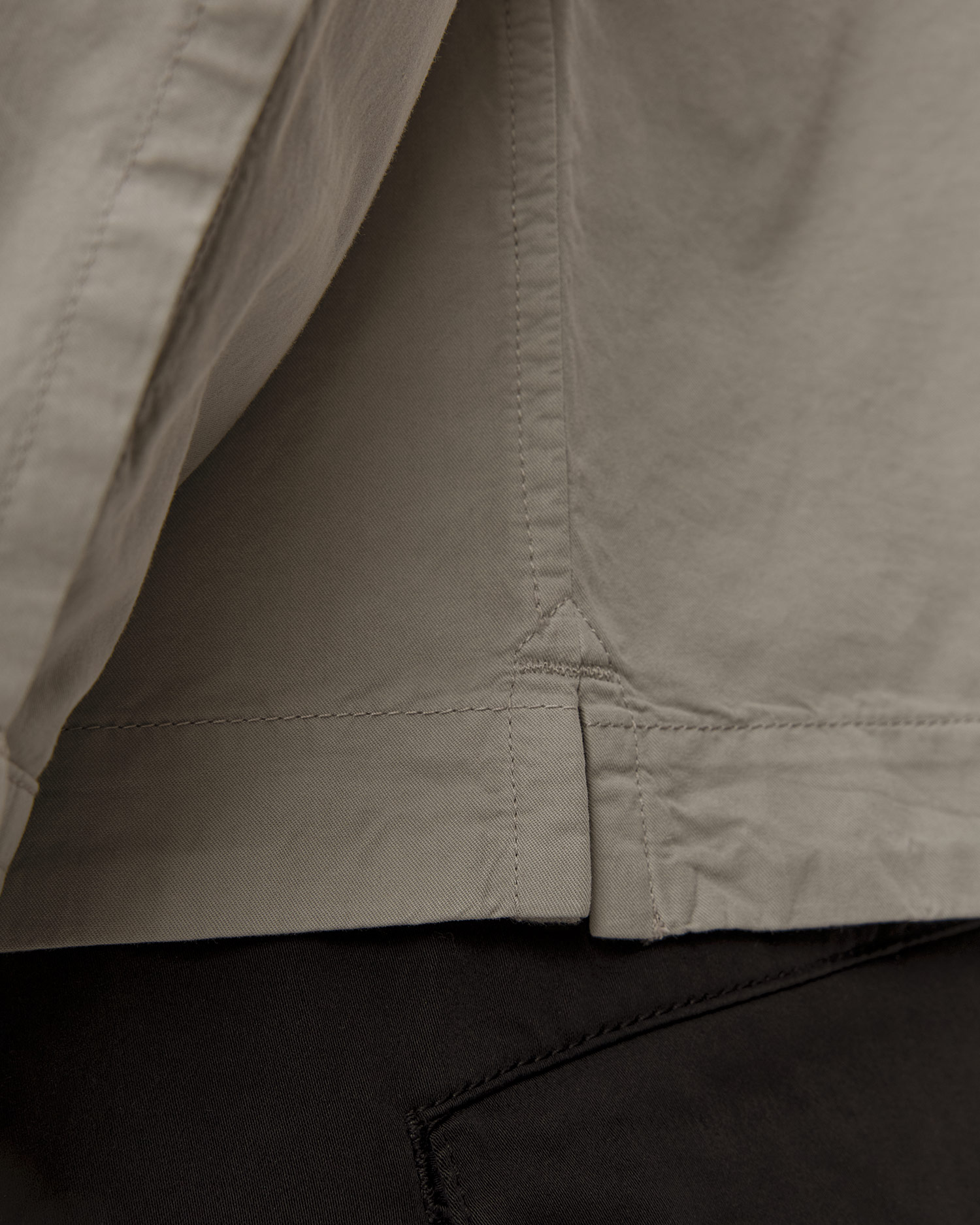 Pánská košile C.P. Company Organic Gabardine Zipped Lens Overshirt