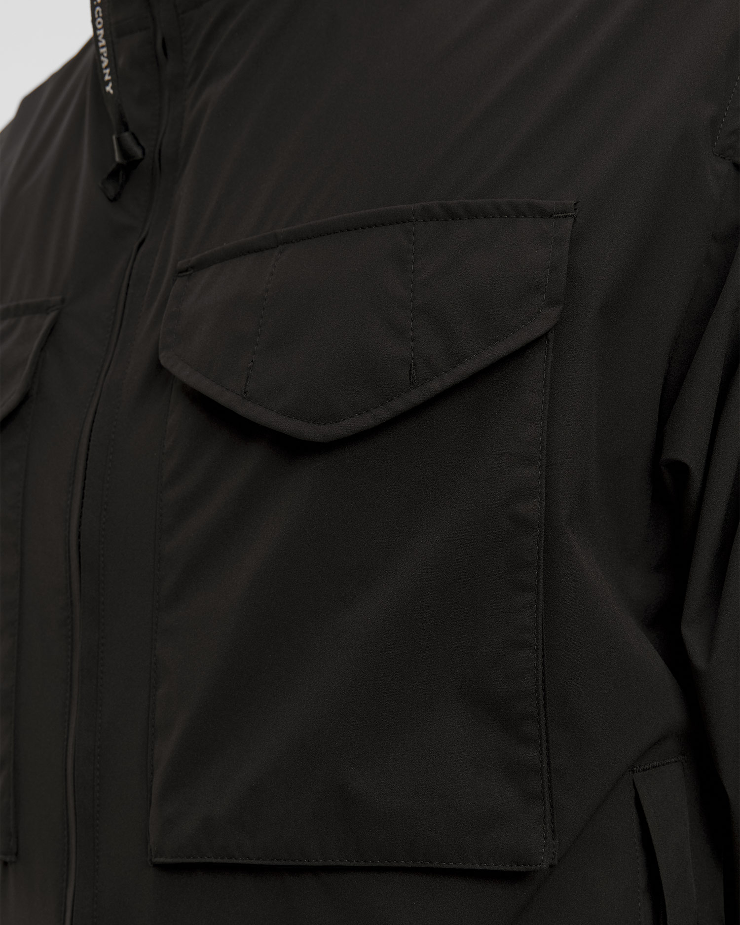 Pánská bunda C.P. Company Pro-Tek Bomber Lens Jacket v černé barvě