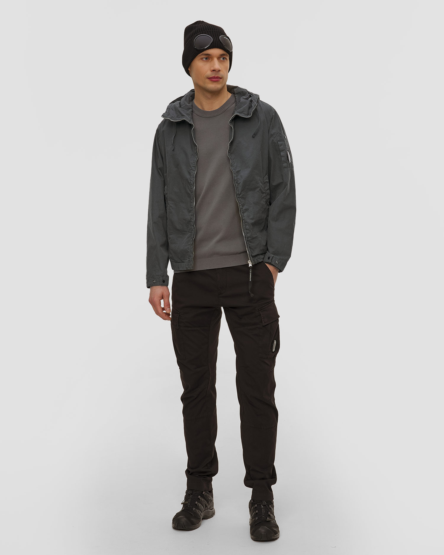 Pánská bunda C.P. Company Micro-Reps Hooded Lens Jacket