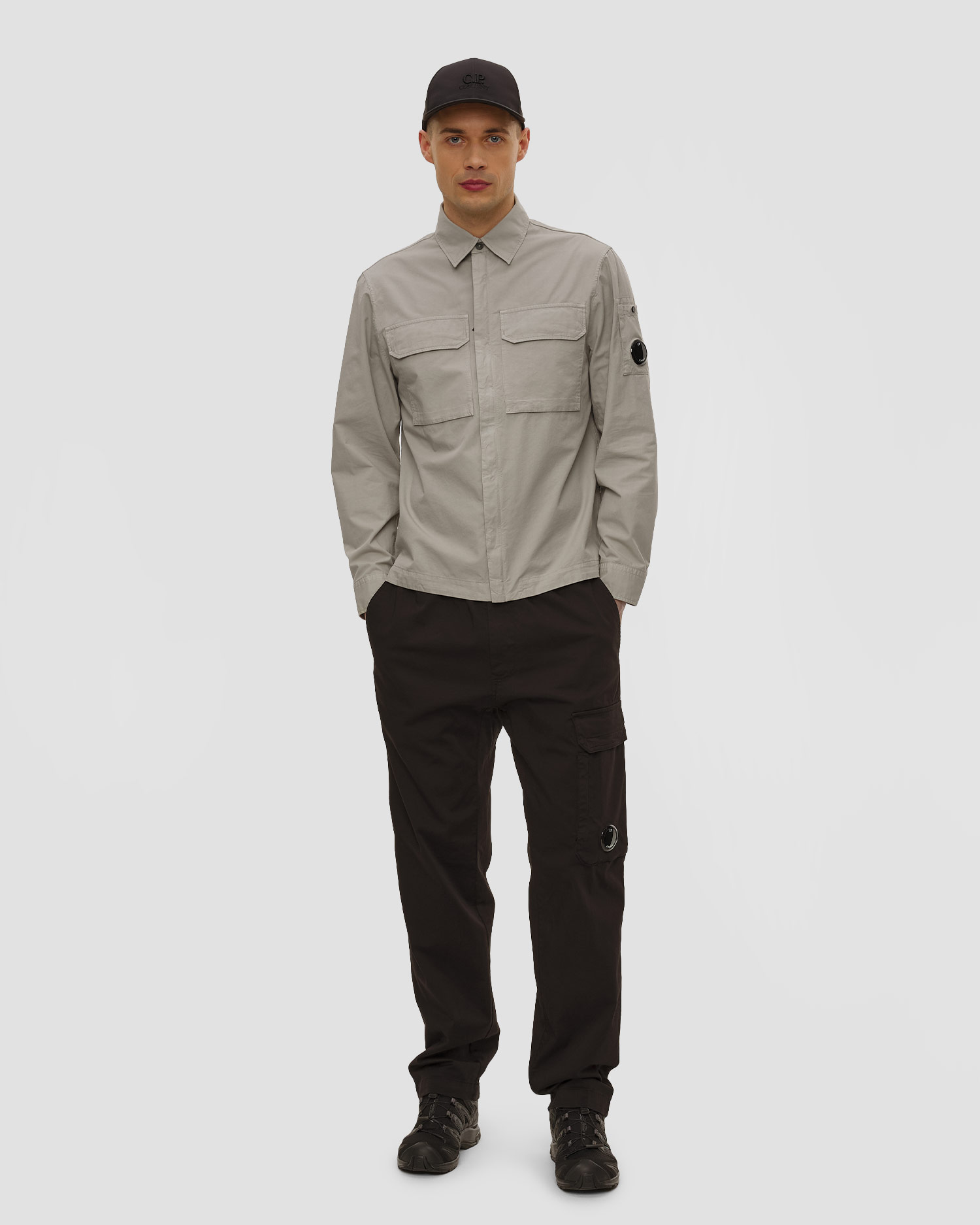 Pánské kalhoty C.P. Company Stretch Sateen Regular Cargo Pants