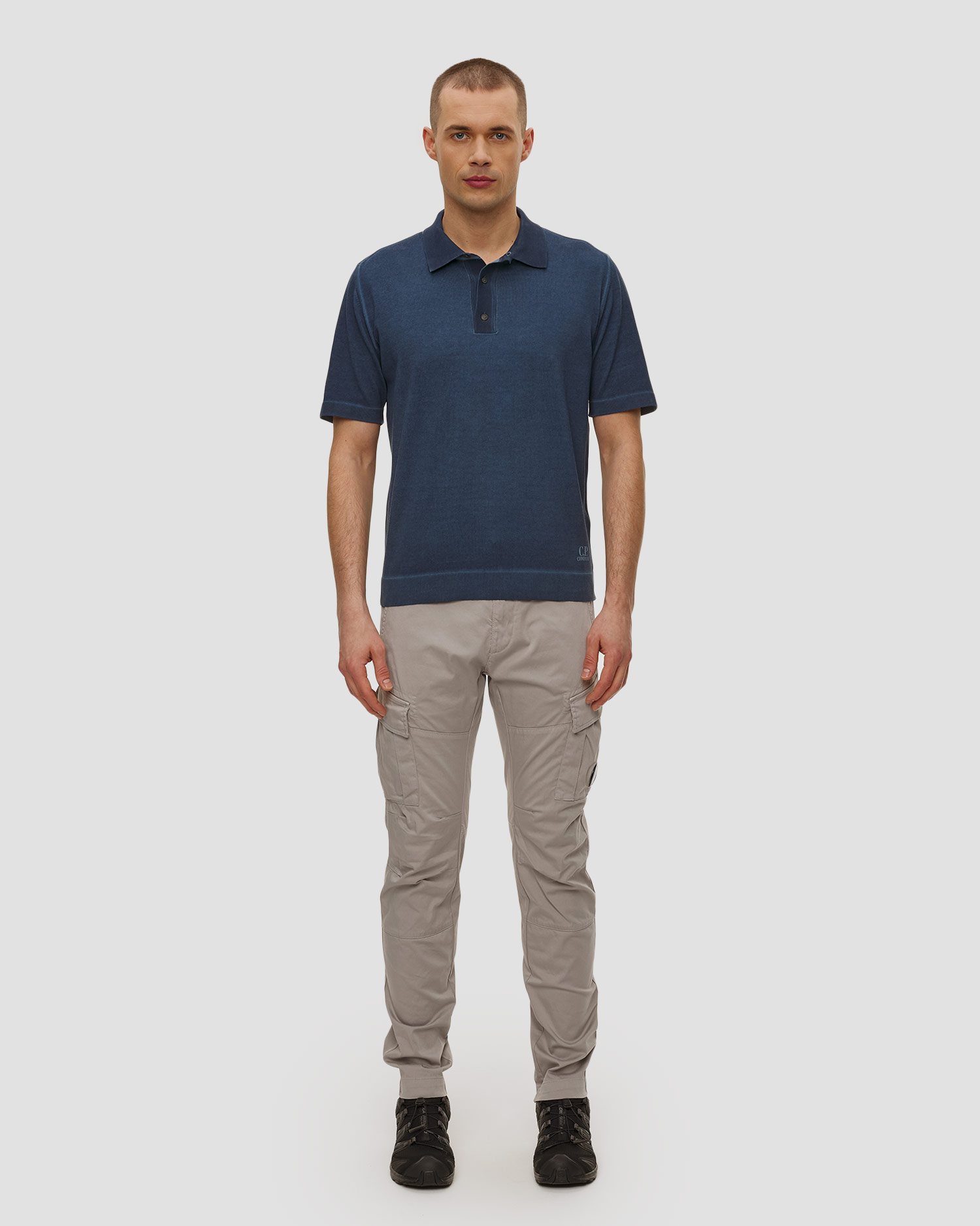 Pánské kalhoty C.P. Company Stretch Sateen Ergonomic Lens Cargo Pants