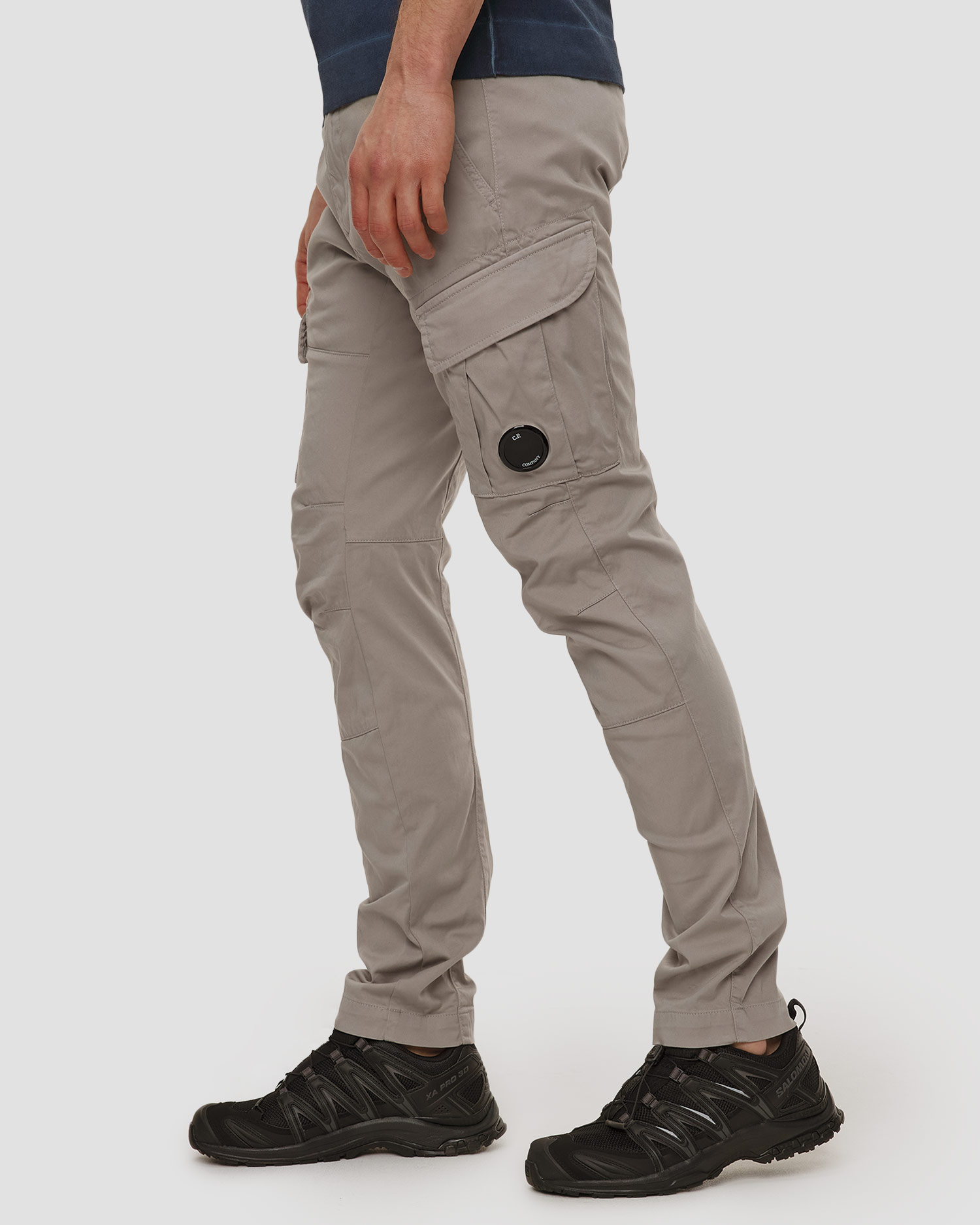 Pánské kalhoty C.P. Company Stretch Sateen Ergonomic Lens Cargo Pants