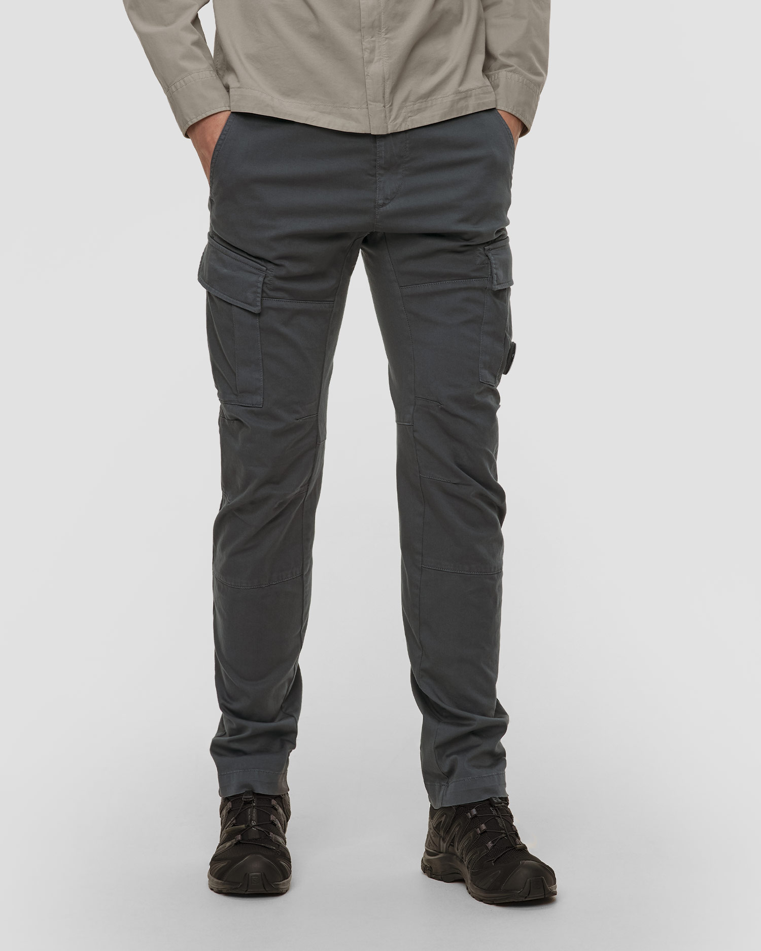 Pánské kalhoty C.P. Company Stretch Sateen Ergonomic Lens Cargo Pants