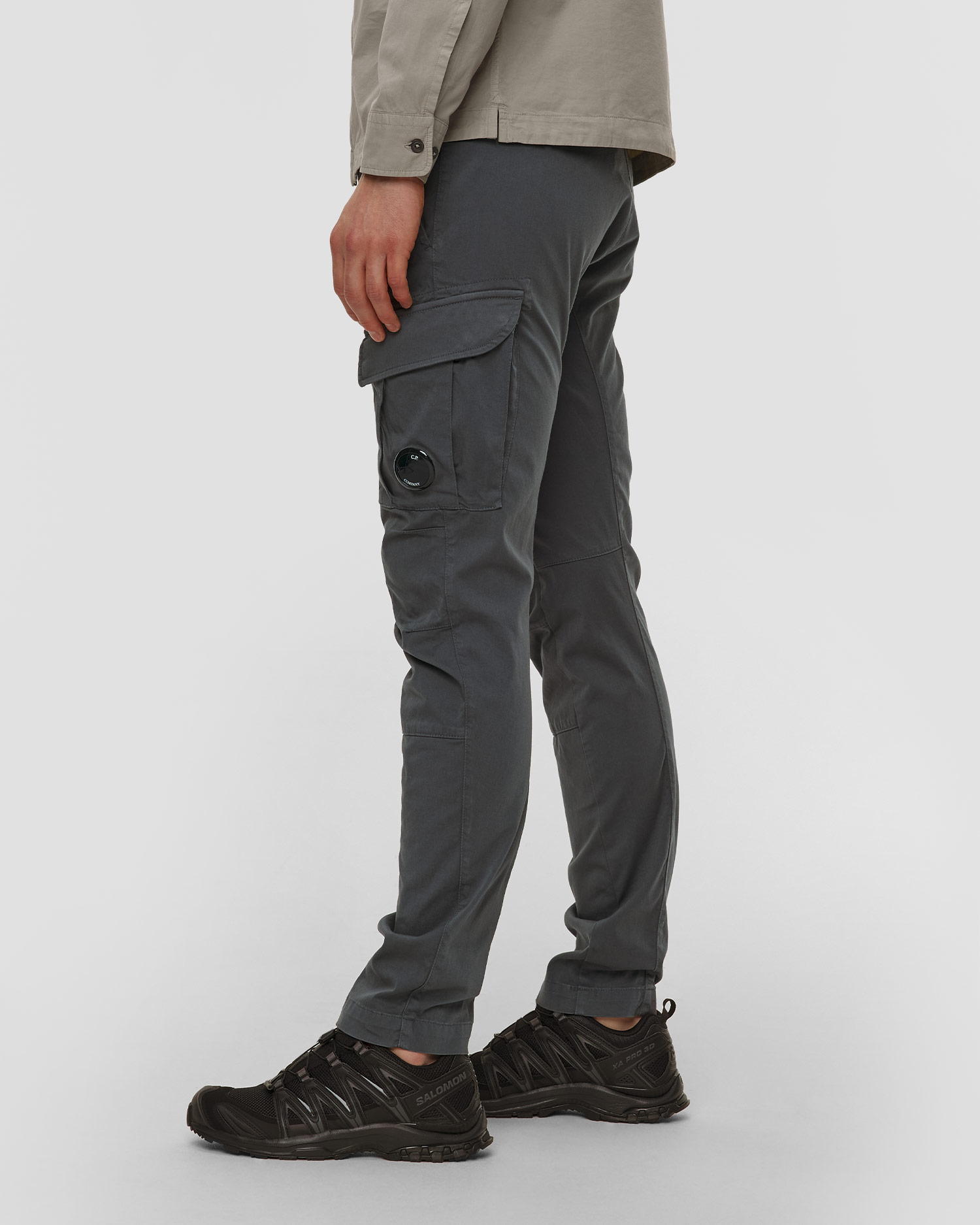 Pánské kalhoty C.P. Company Stretch Sateen Ergonomic Lens Cargo Pants