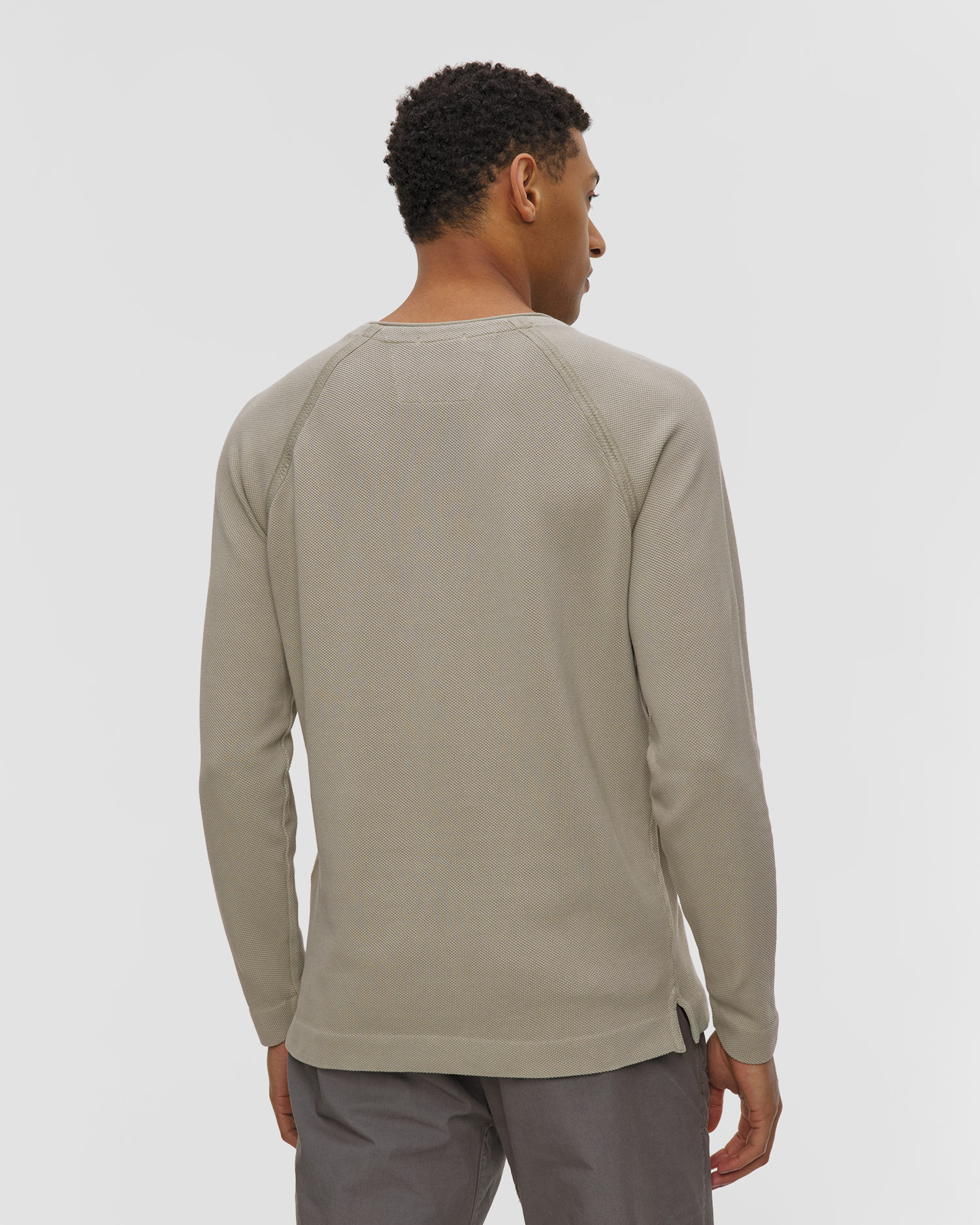 Pánská mikina C.P. Company Heavy Piquet Pigment Dyed Mockneck Sweatshirt