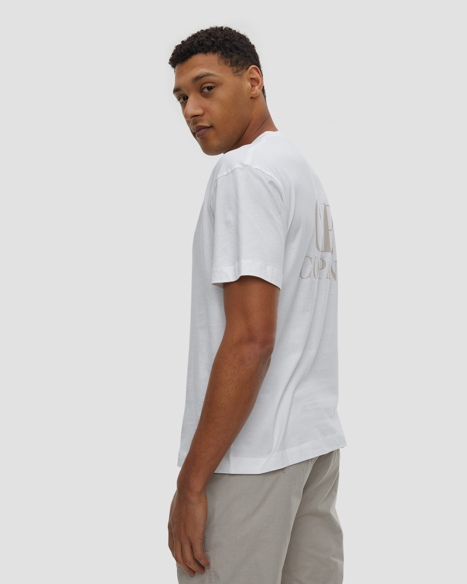 Pánské tričko C.P. Company 30/1 Jersey Short Sleeve Printed Graphics T-Shirt