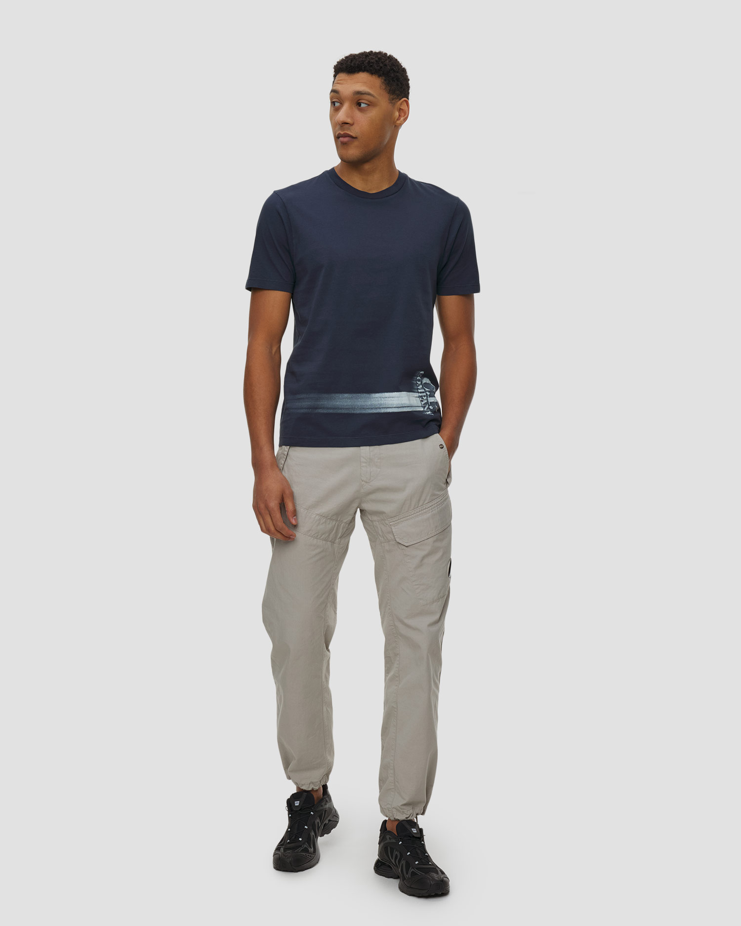 Pánské tričko C.P. Company 24/1 Jersey Short Sleeve Bottom Logo T-Shirt