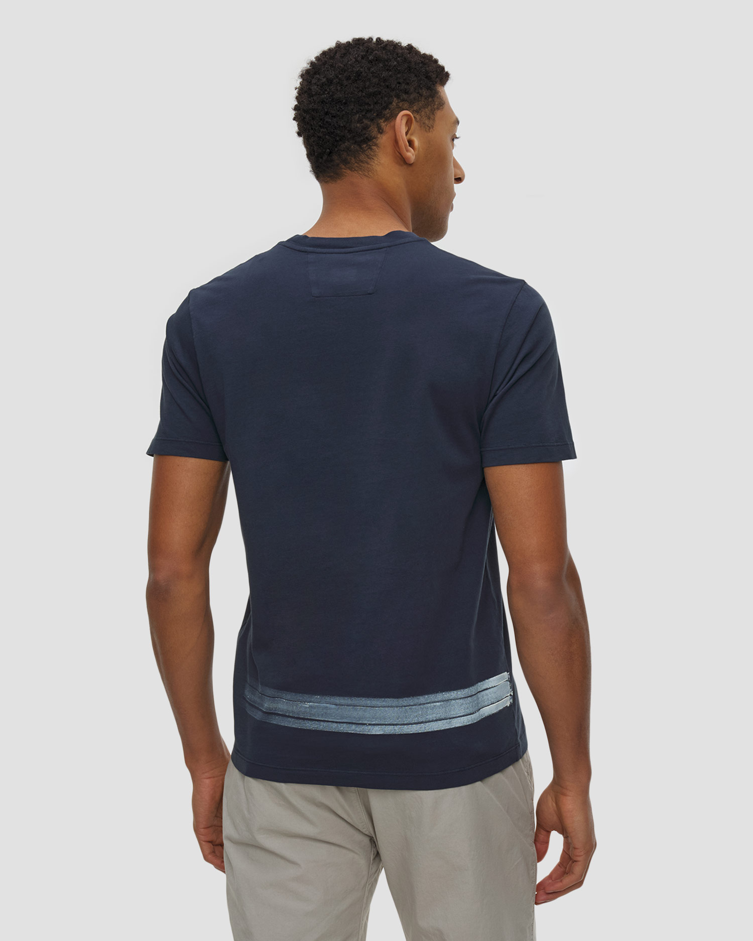 Pánské tričko C.P. Company 24/1 Jersey Short Sleeve Bottom Logo T-Shirt
