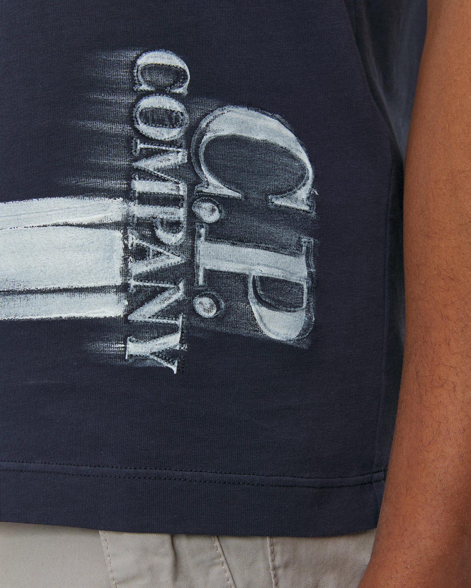 Pánské tričko C.P. Company 24/1 Jersey Short Sleeve Bottom Logo T-Shirt