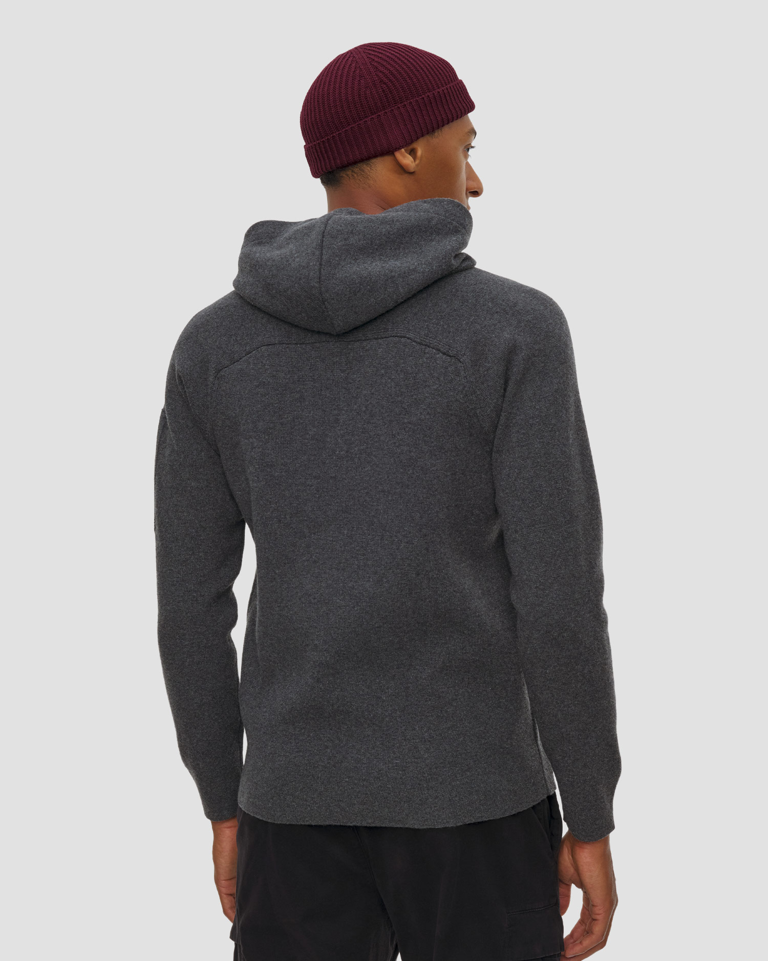 Pulover din lână cu glugă pentru bărbați C.P. Company Lambswool GRS