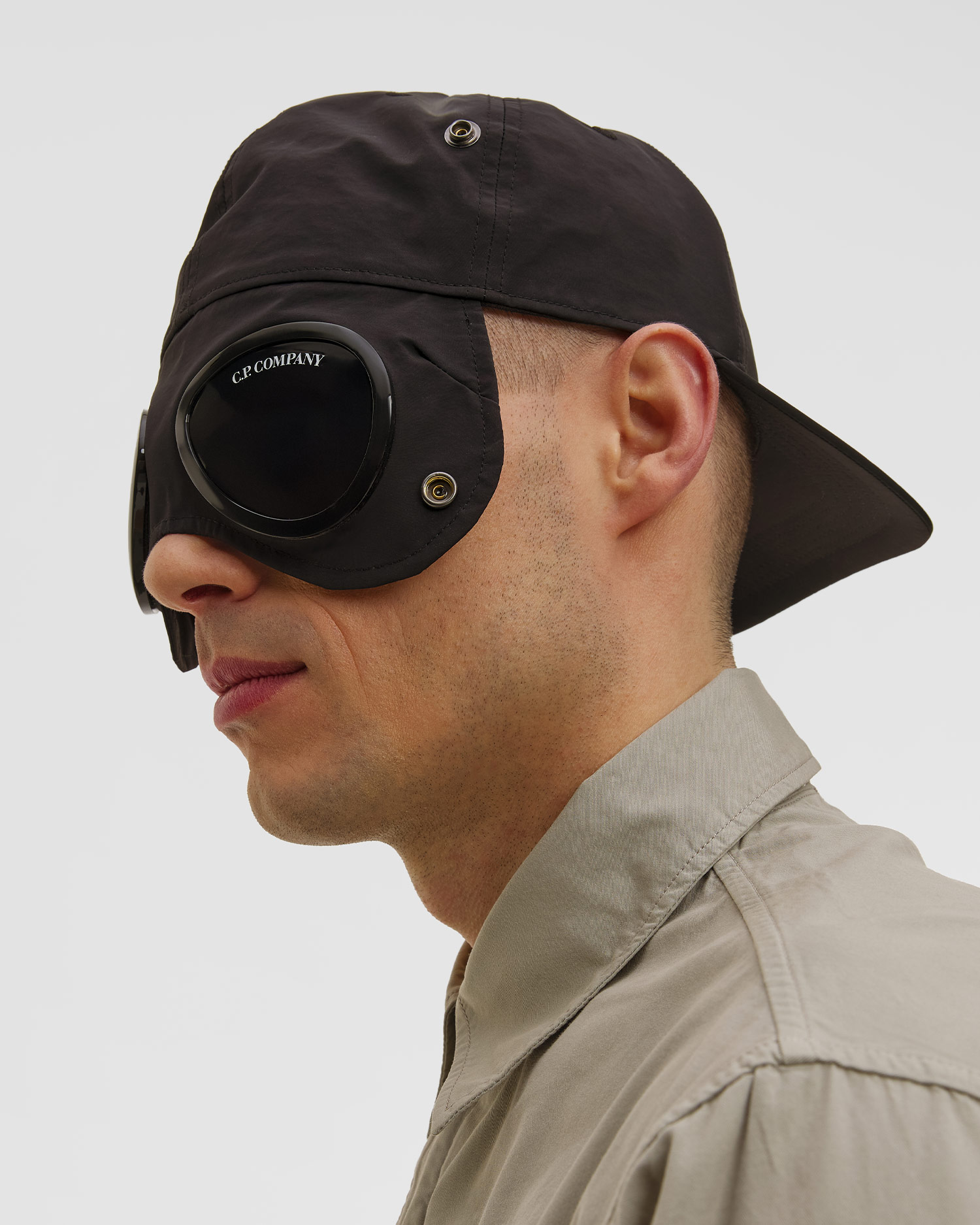Czapka z daszkiem męska C.P. Company Chrome-R Goggle Cap