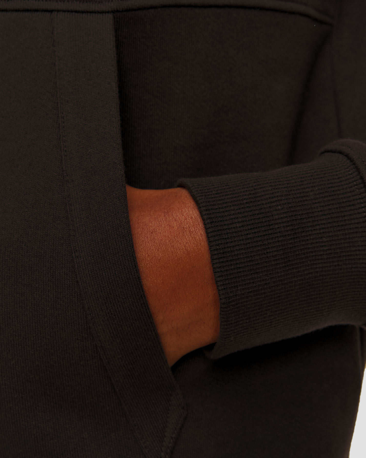 C.P. Company Diagonal Raised Fleece Lens Herren-Sweatshirt in Schwarz