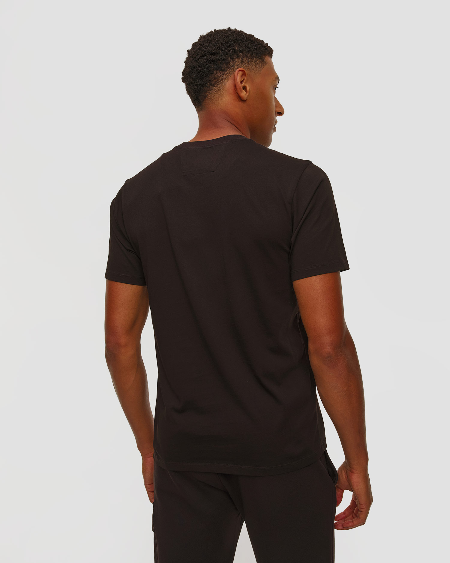 T-shirt męski C.P. Company Short Sleeve in Jersey 30/1 czarny