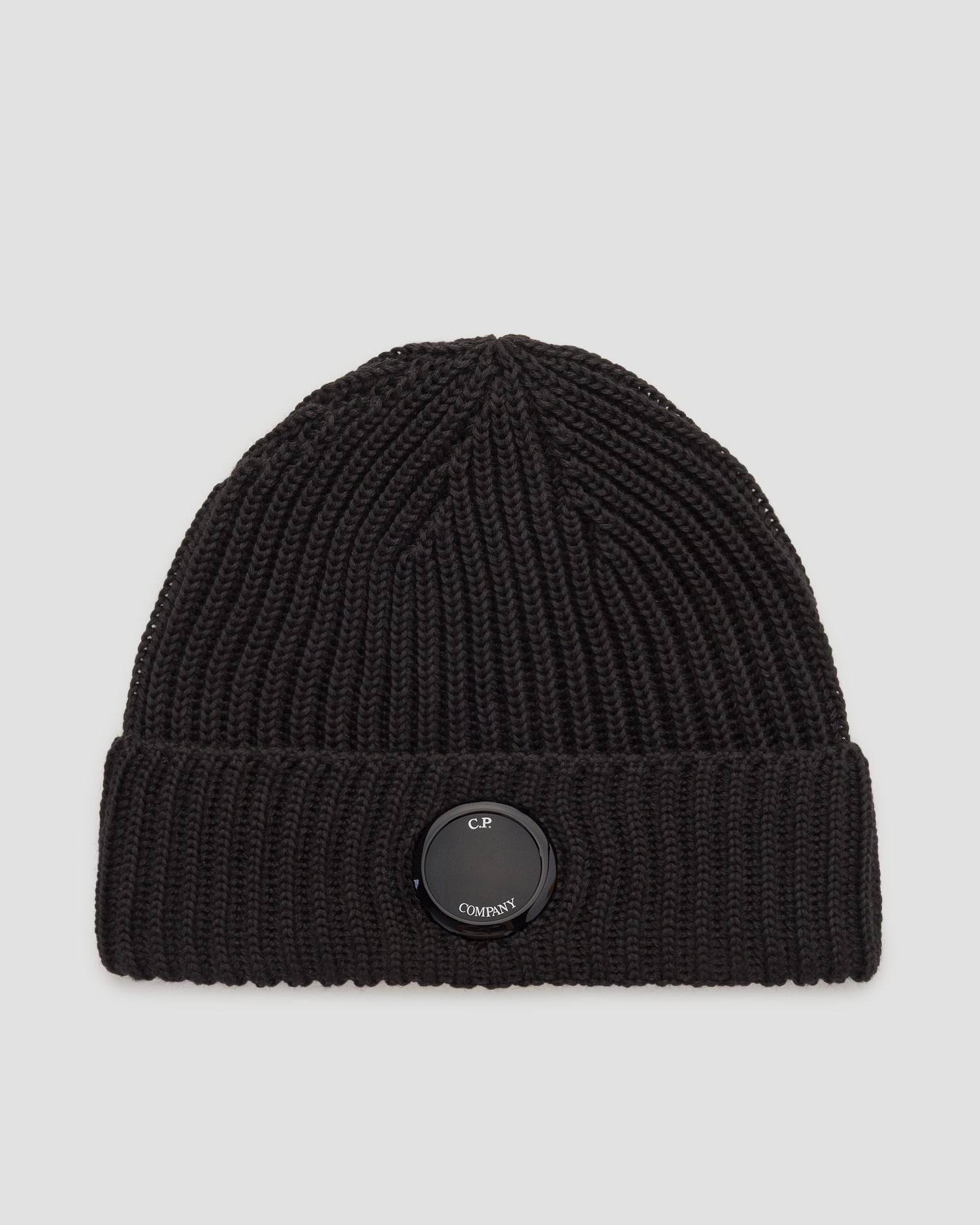 Căciulă din lână CP Company Wool Beanie neagră