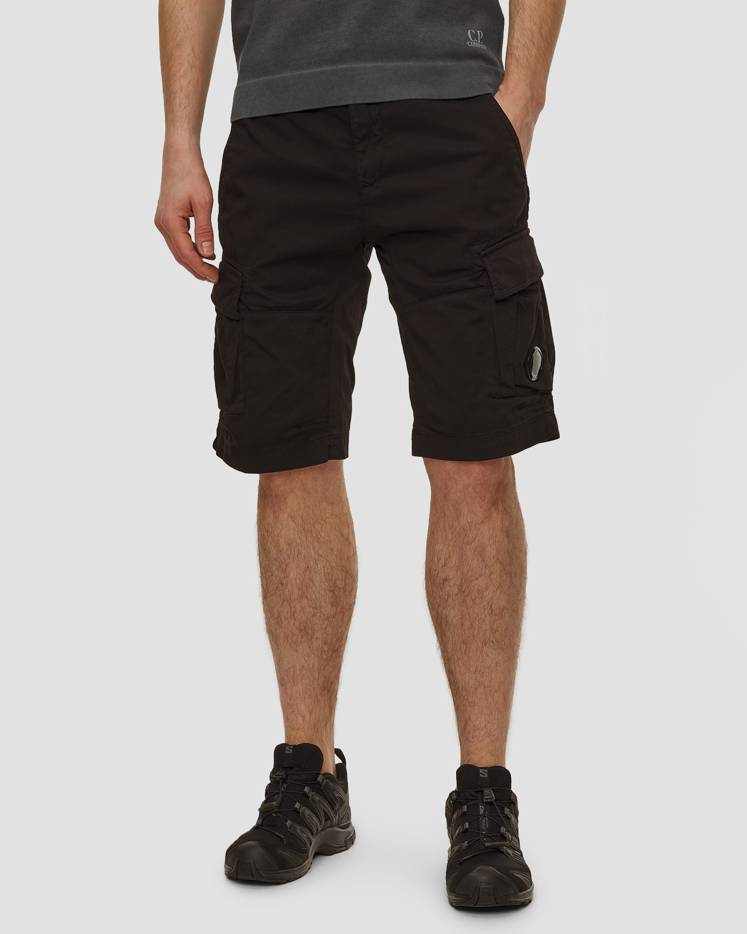 Pánské kraťasy C.P. Company Stretch Sateen Cargo Lens Shorts