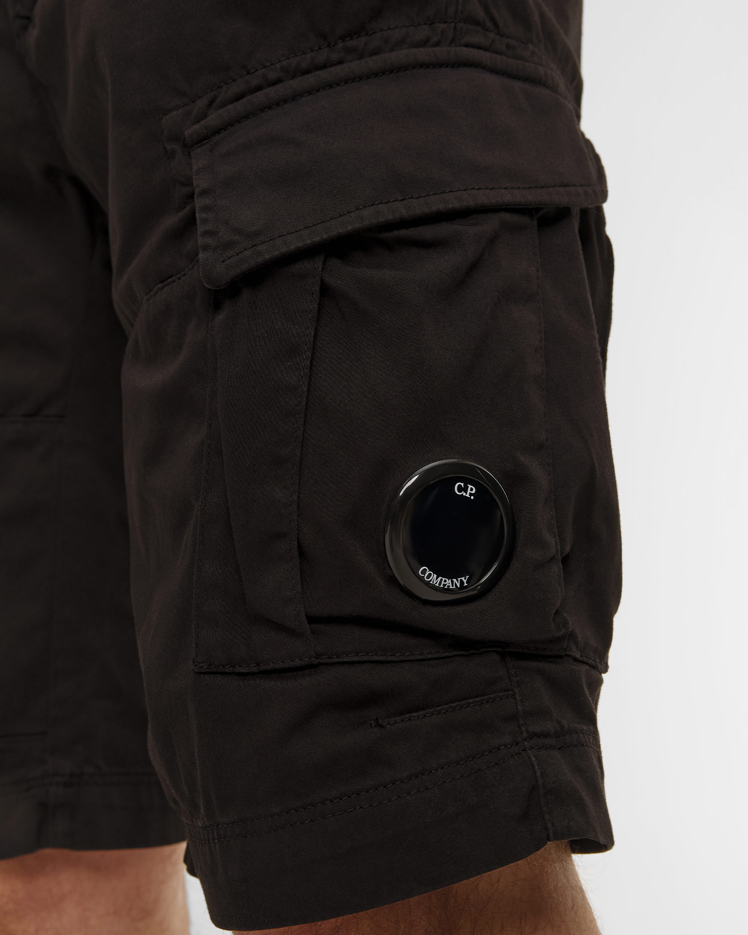 Pánské kraťasy C.P. Company Stretch Sateen Cargo Lens Shorts