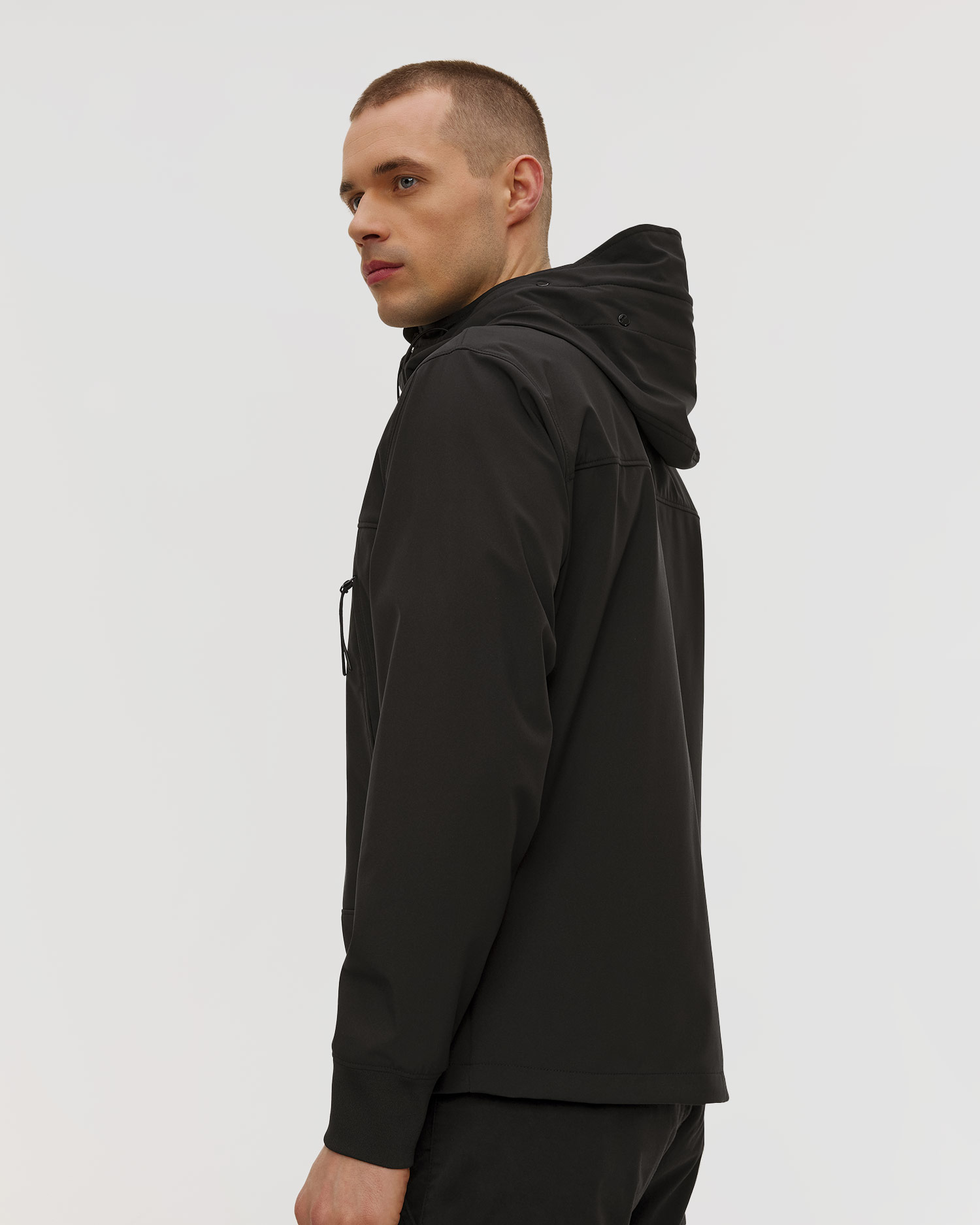 Černá pánská softshellová bunda C.P. Company C.P. Shell-R Goggle Jacket