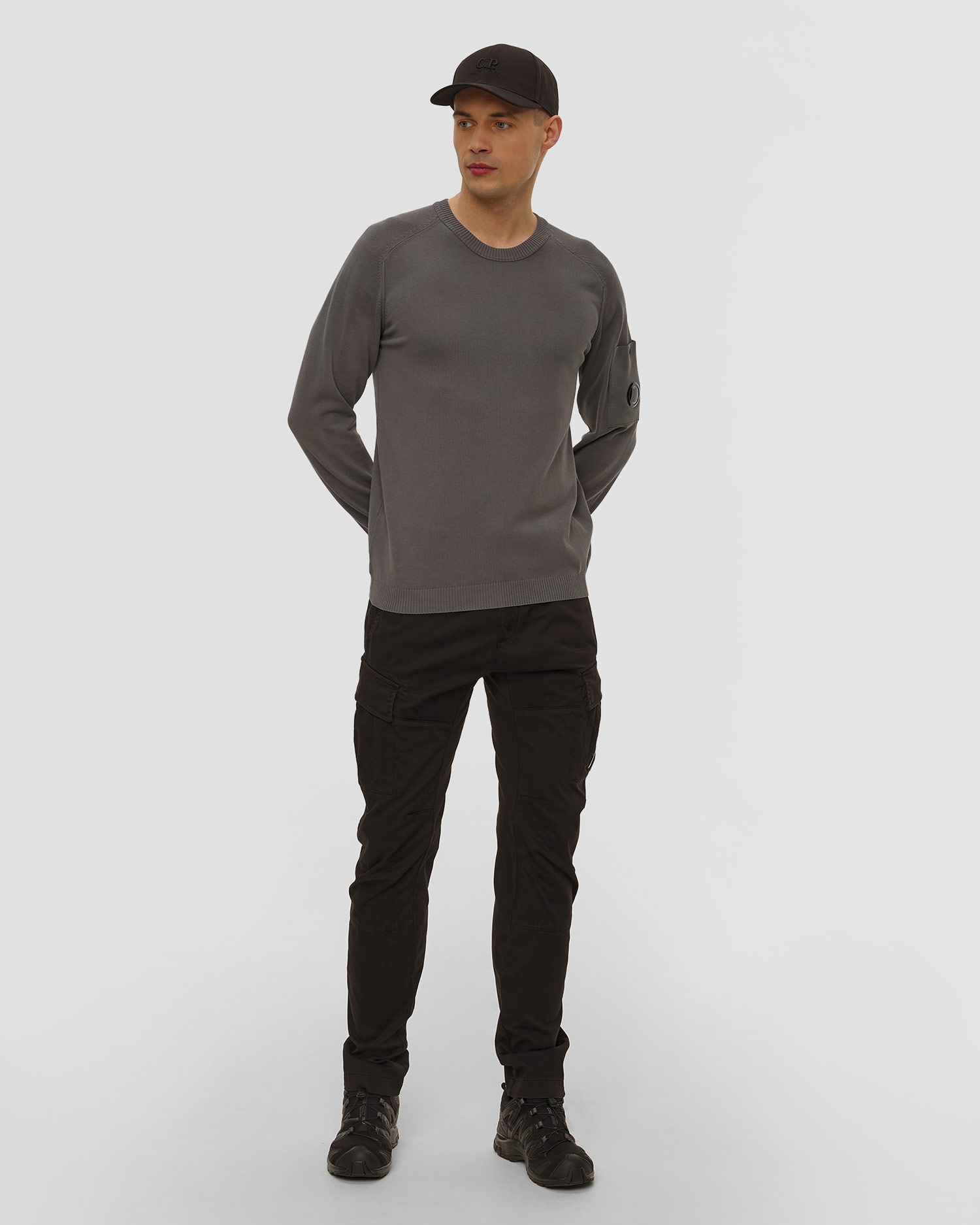 Pánské kalhoty C.P. Company Stretch Sateen Ergonomic Lens Cargo Pants