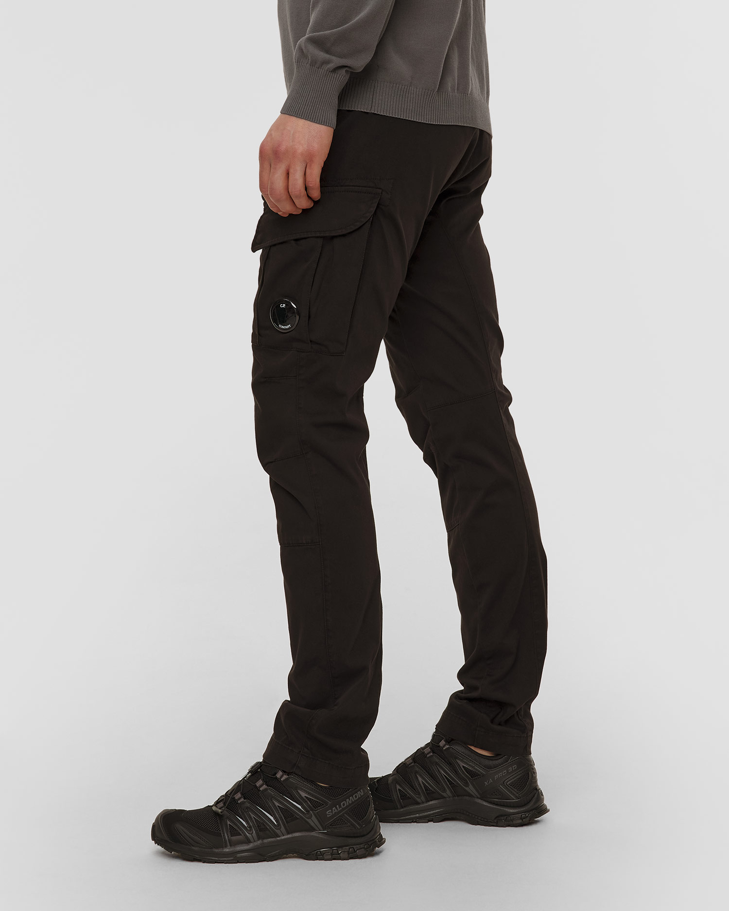 Pánské kalhoty C.P. Company Stretch Sateen Ergonomic Lens Cargo Pants