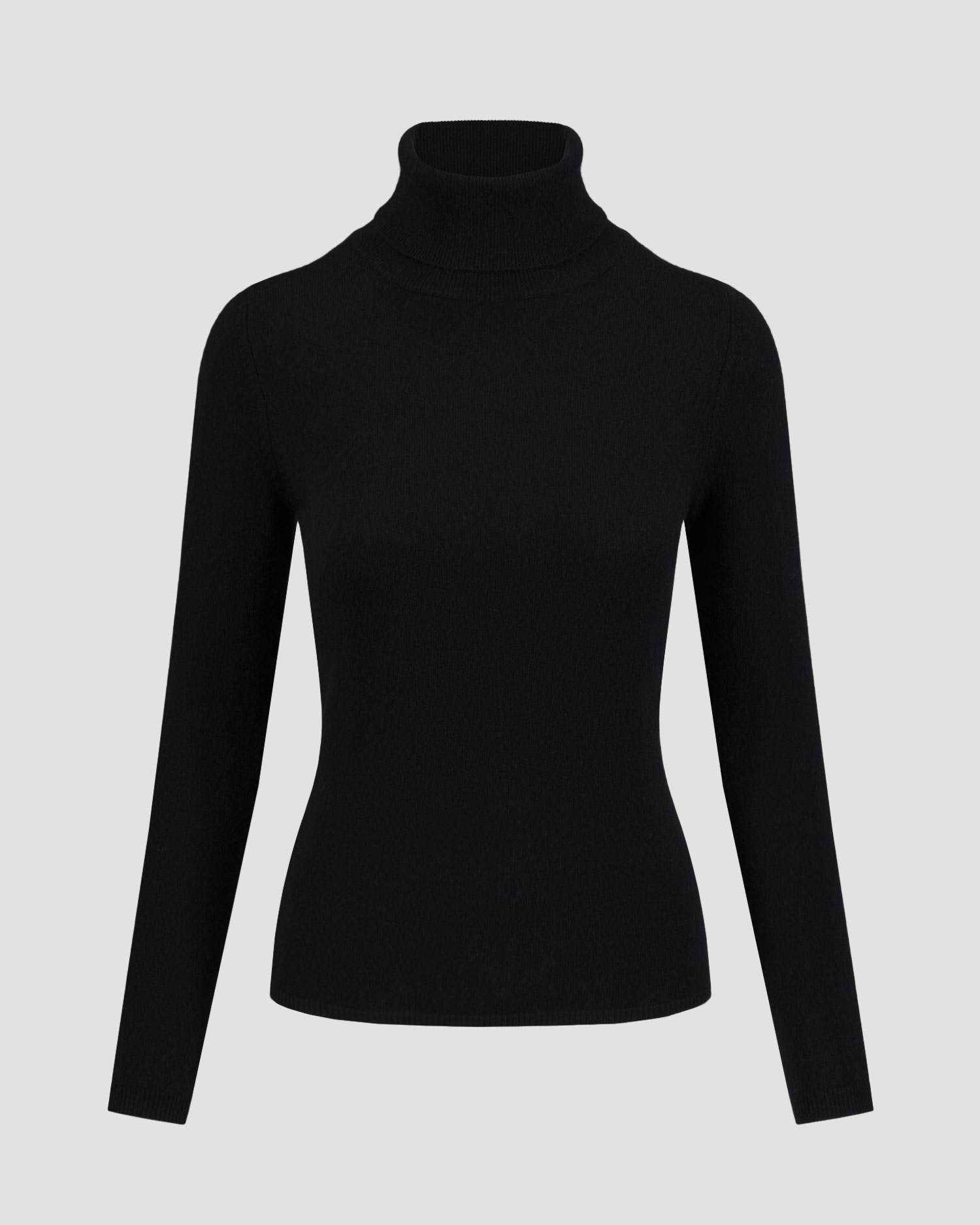 Women's black turtleneck jumper Allude