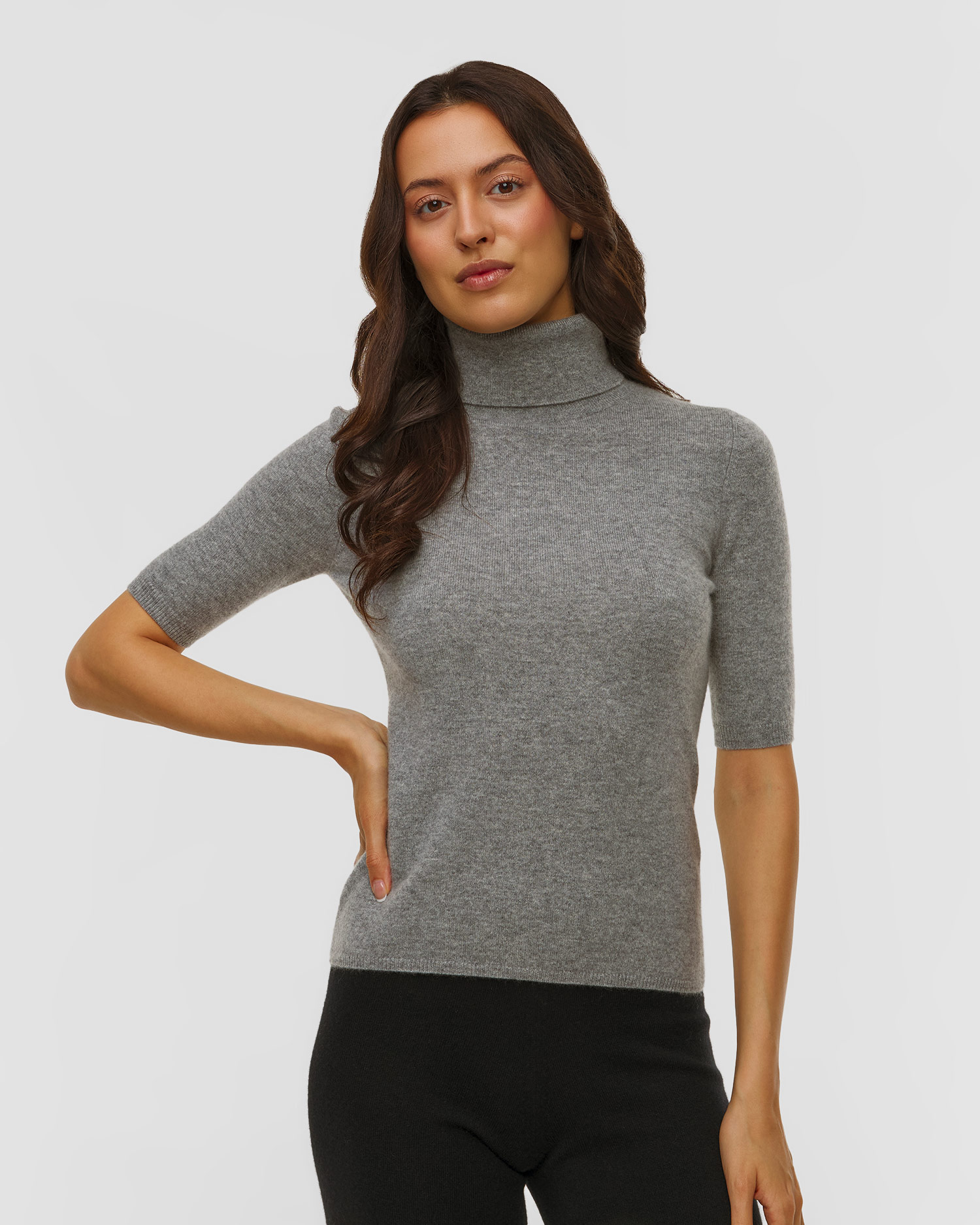 Pulover cu guler înalt din cașmir pentru femei Allude