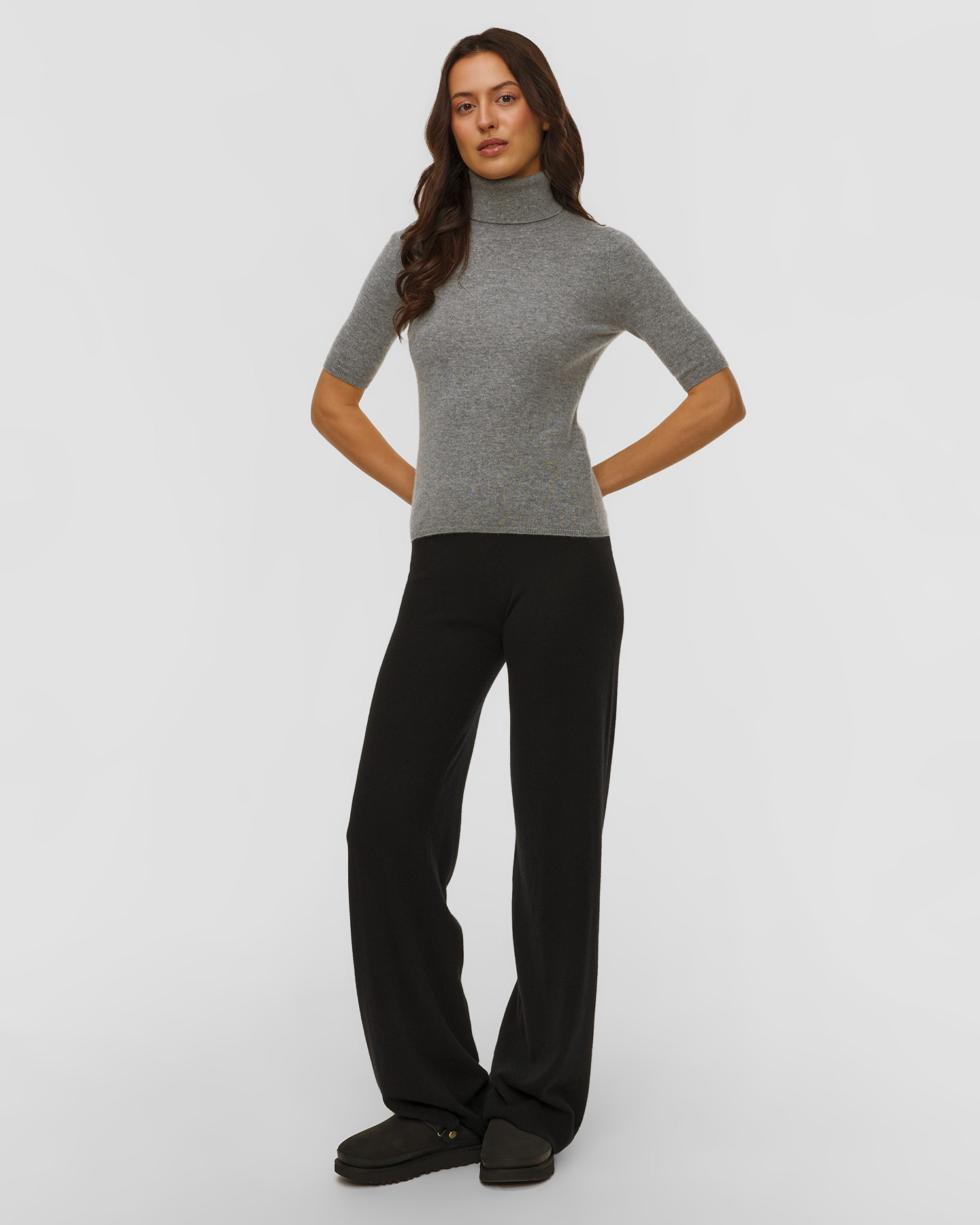 Pulover cu guler înalt din cașmir pentru femei Allude