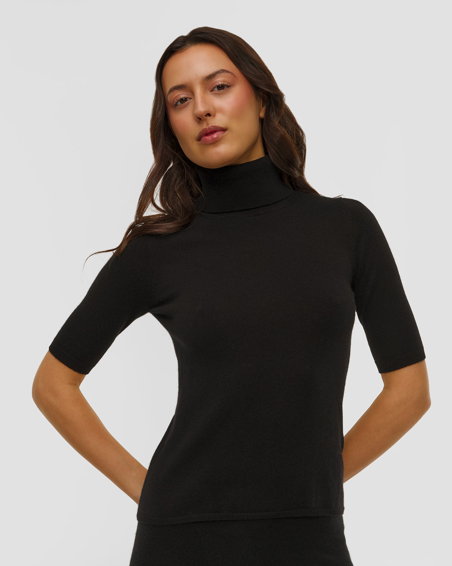 Pulover cu guler înalt din cașmir pentru femei Allude