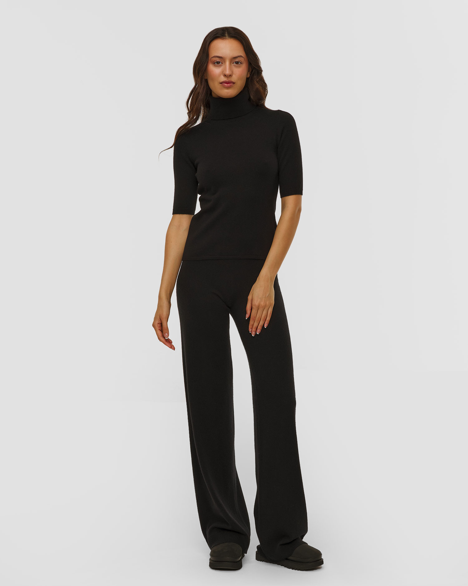 Pulover cu guler înalt din cașmir pentru femei Allude