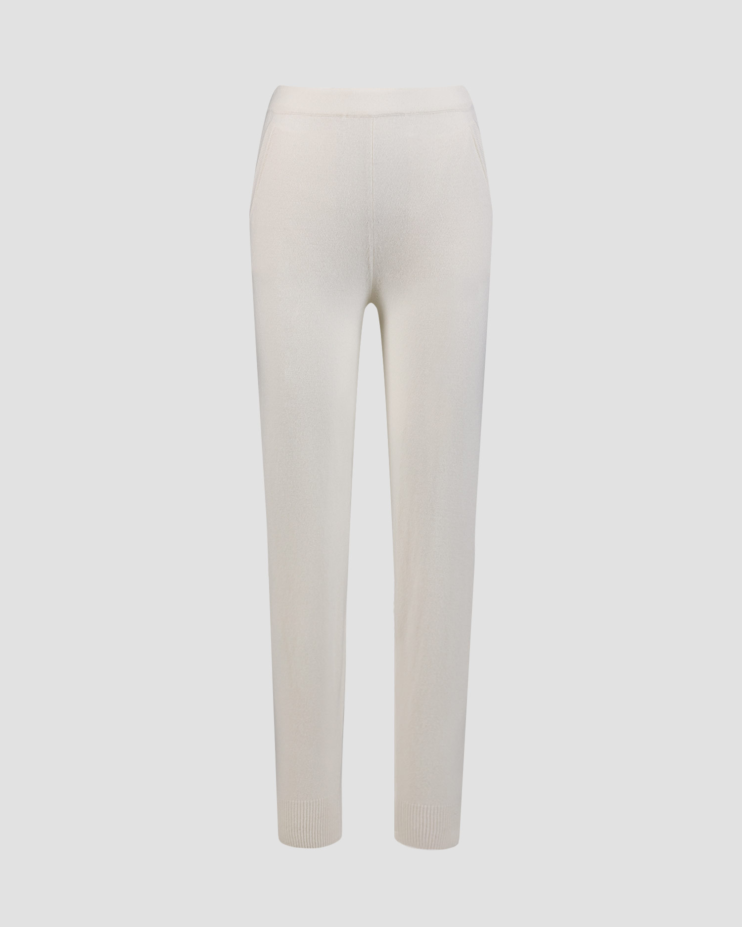 Allude Weiße Kaschmirhose für Damen in Weiß