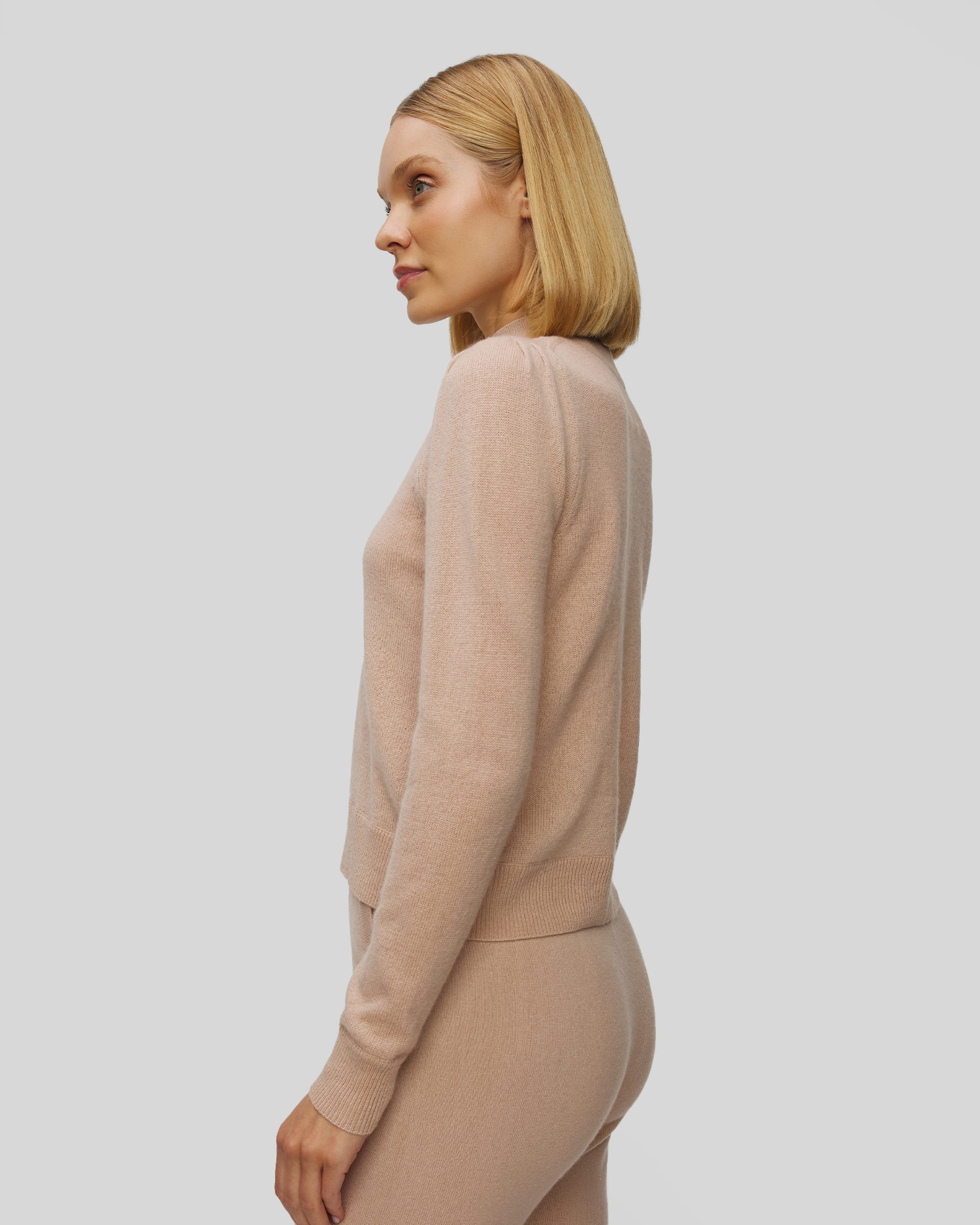 Women's beige cashmere sweater Allude