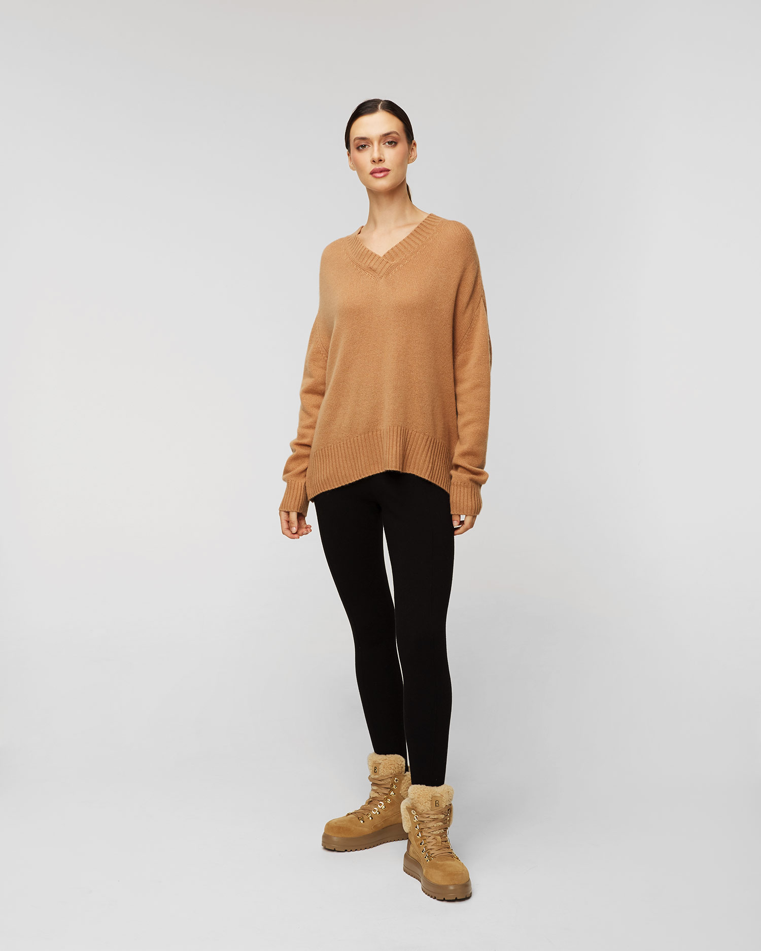 Pull en cachemire pour femmes Allude V-sweater