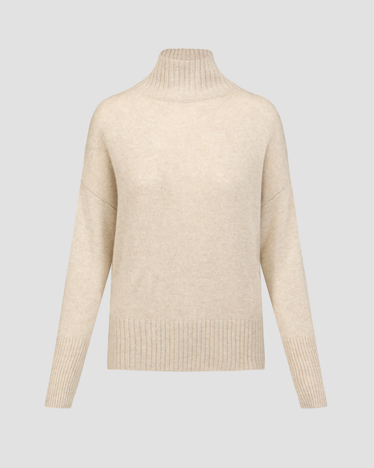 Pulover cu guler înalt de cașmir pentru femei Allude Mockneck