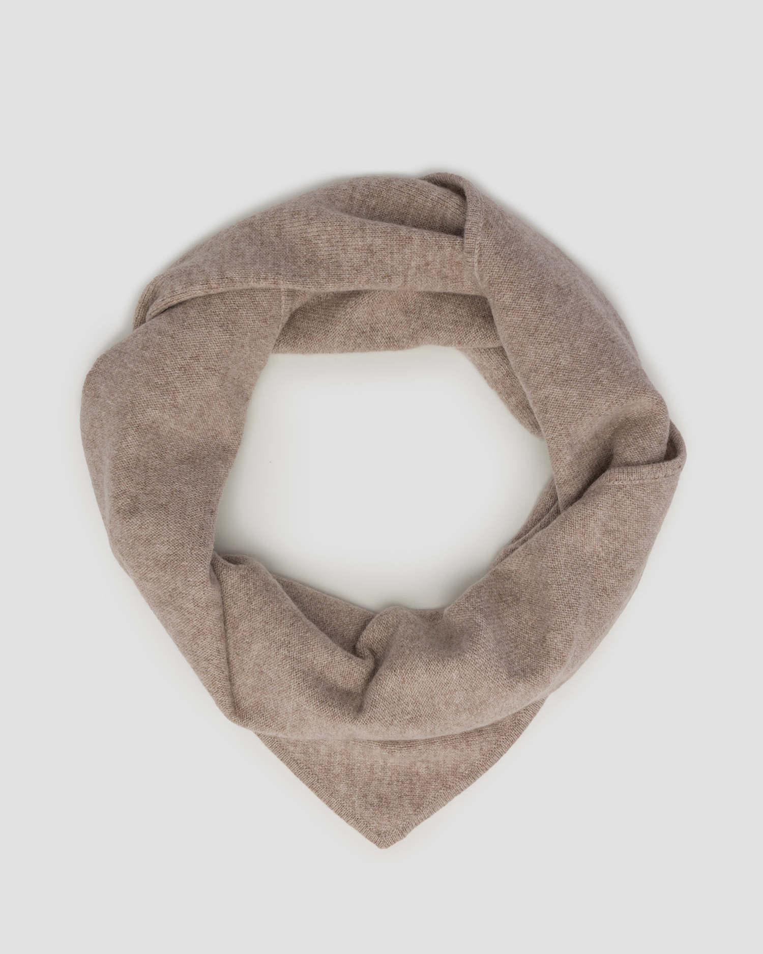 Dámsky béžový kašmírový šál Allude Triangle Scarf, Farba-Vzor: Beżowy