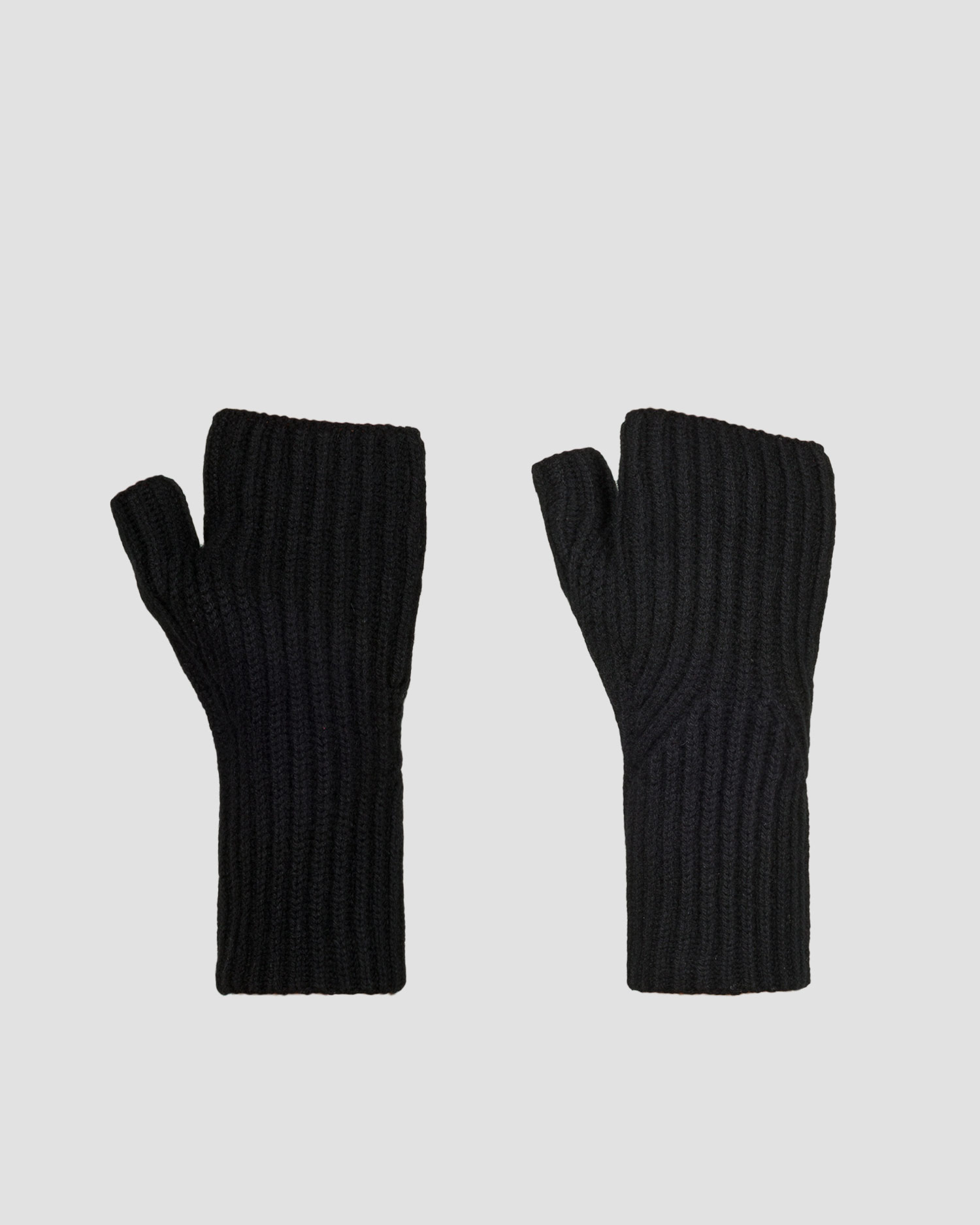 Mitaines en cachemire noires pour femmes Allude, Couleur: Czarny