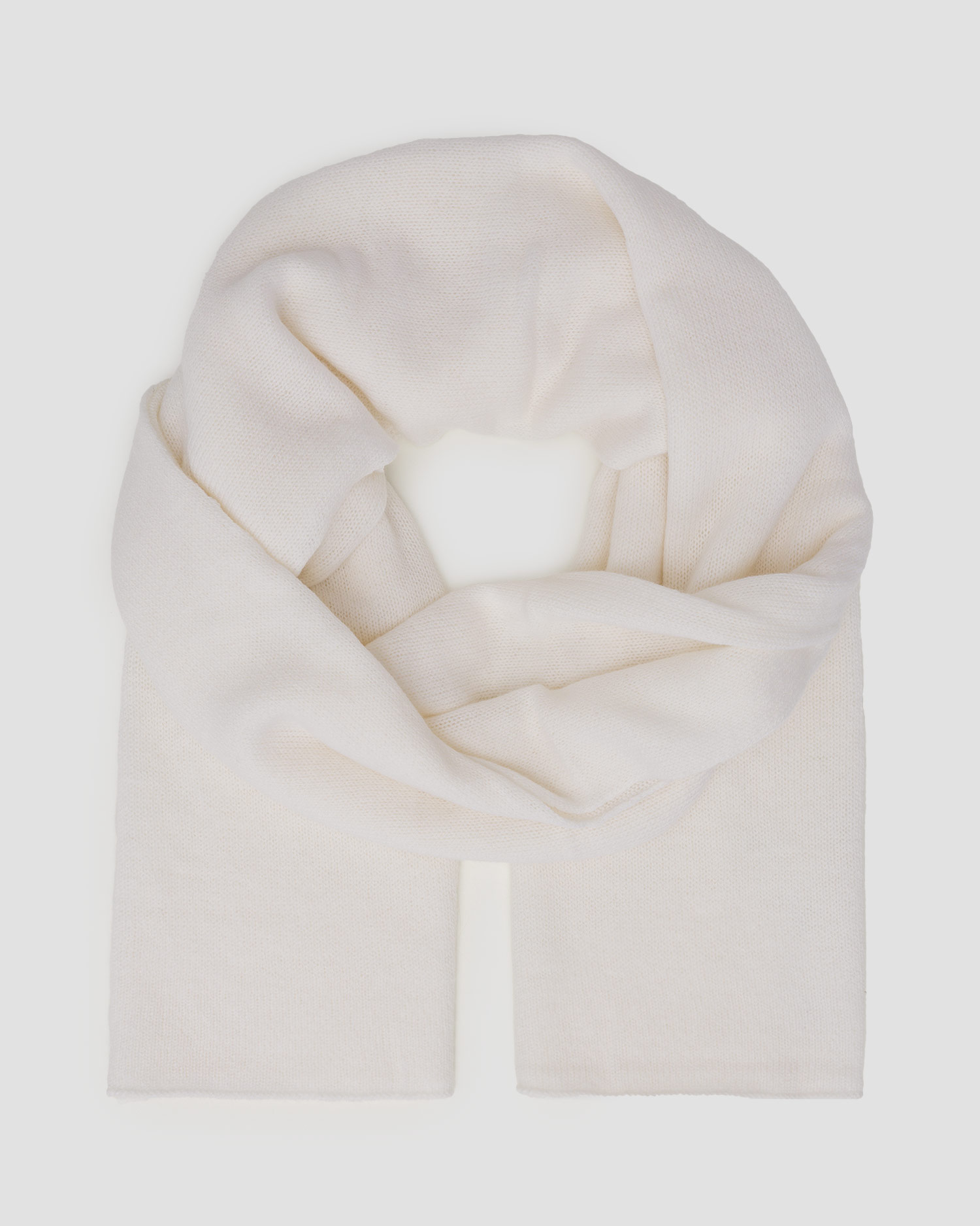 White cashmere scarf for women Allude