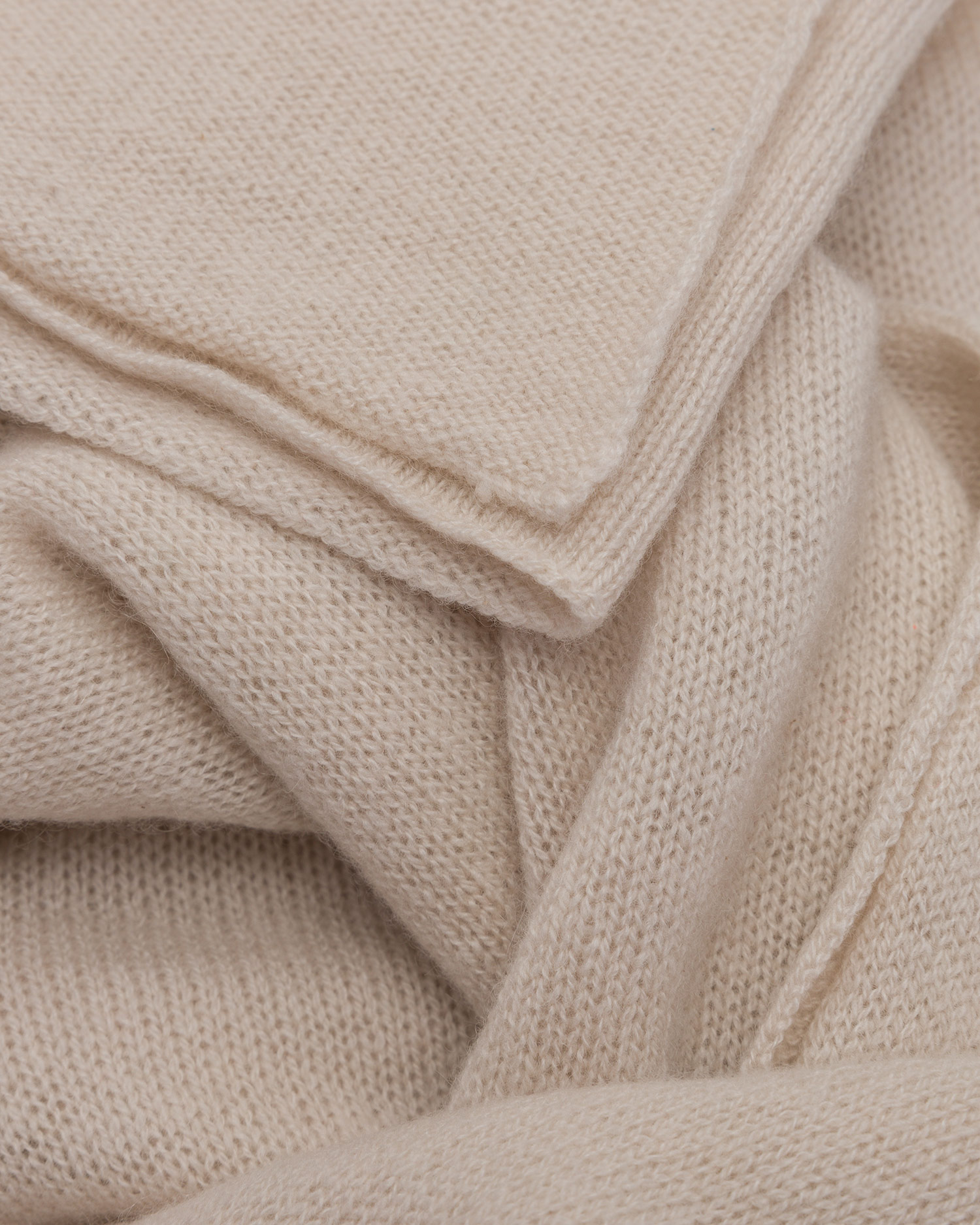 Women's beige cashmere scarf Allude