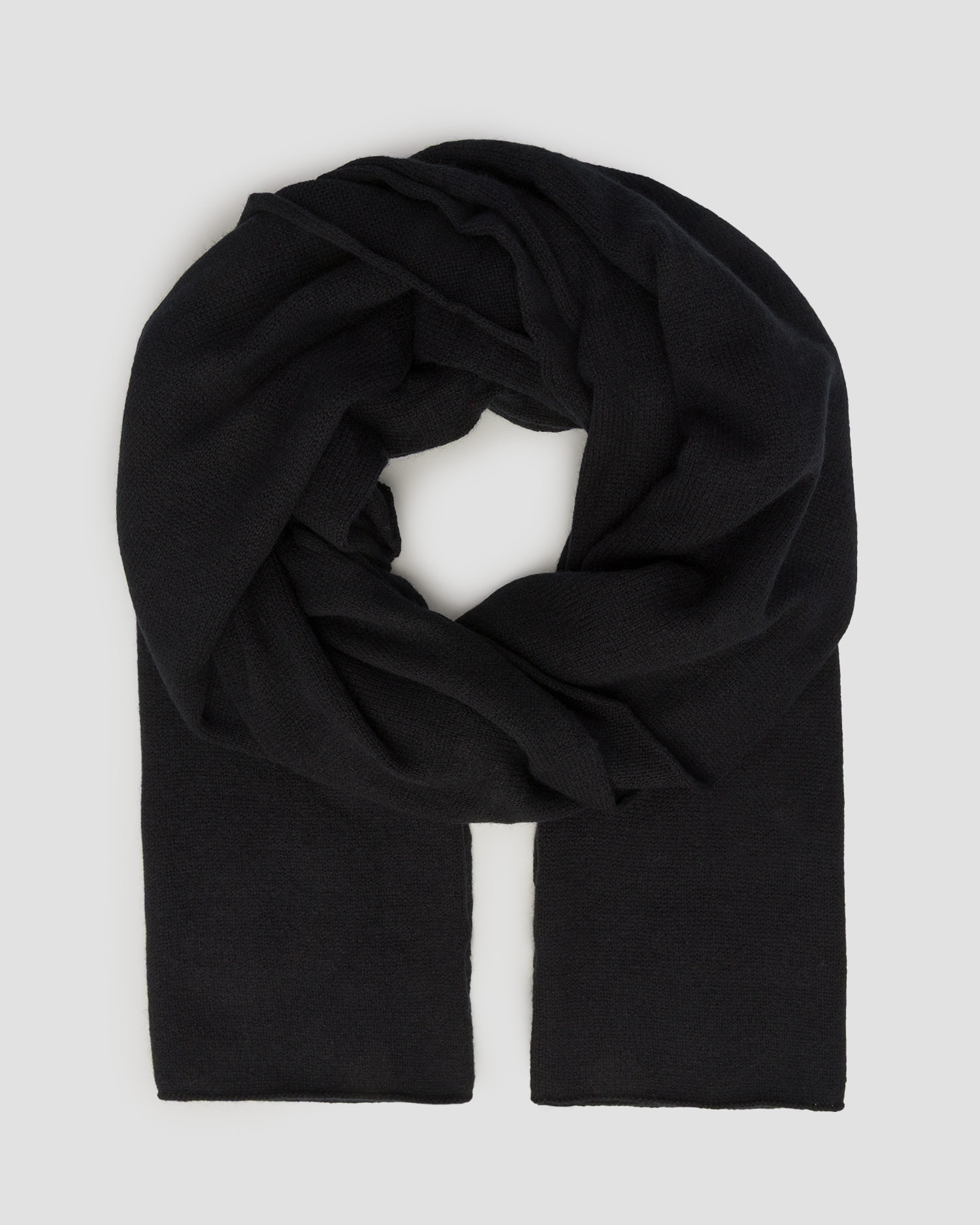 Women's black cashmere scarf Allude