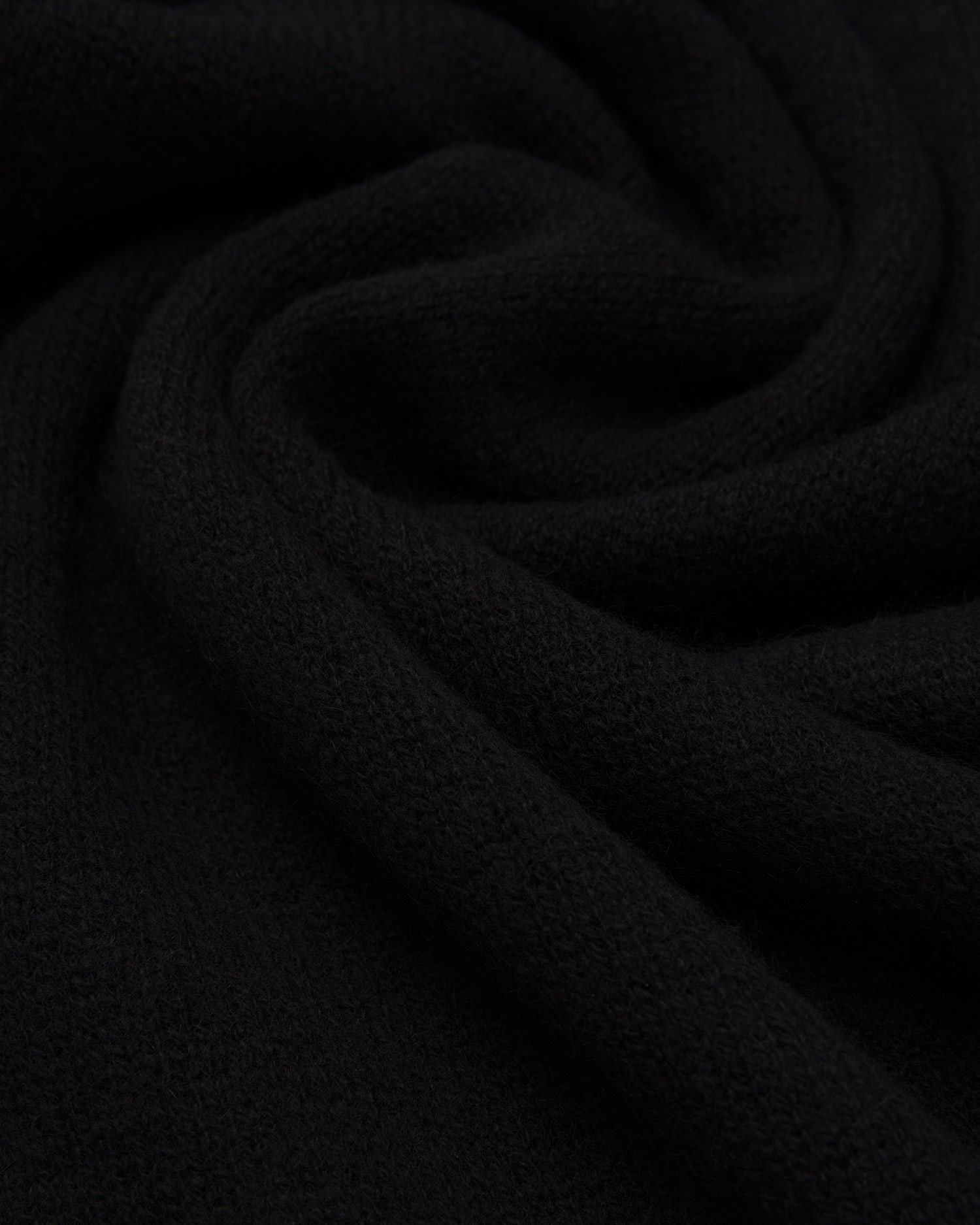Women's black cashmere scarf Allude