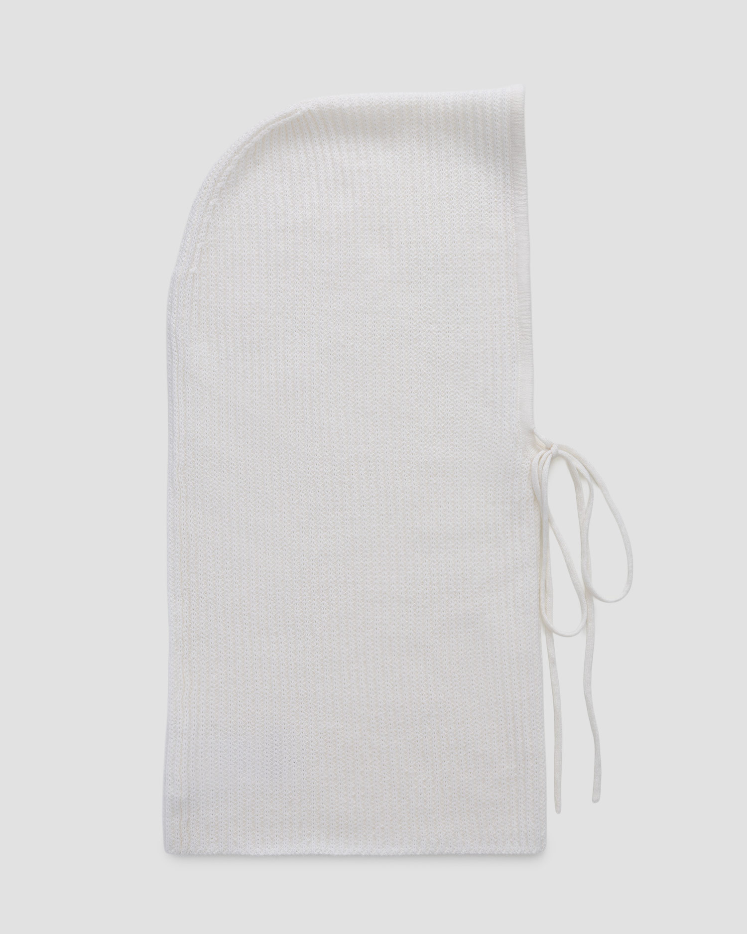 Women's white cashmere infinity scarf Allude