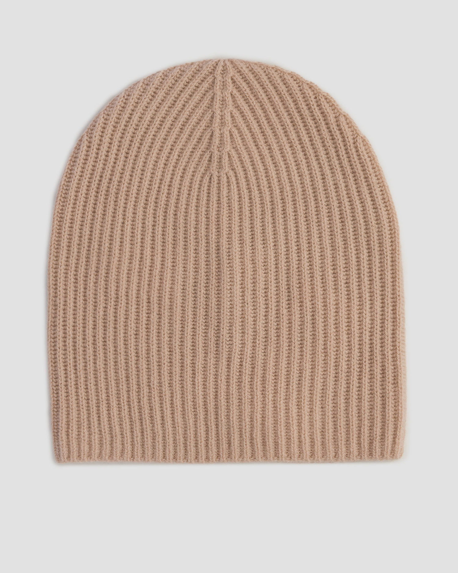 Beżowa czapka z kaszmiru damska Allude