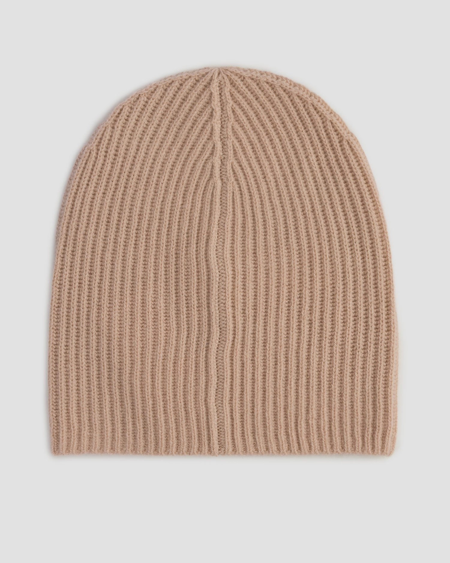 Beżowa czapka z kaszmiru damska Allude