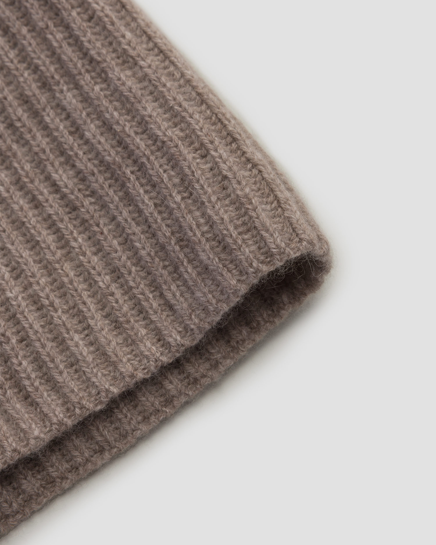 Berretto marrone in cashmere da donna Allude Hat