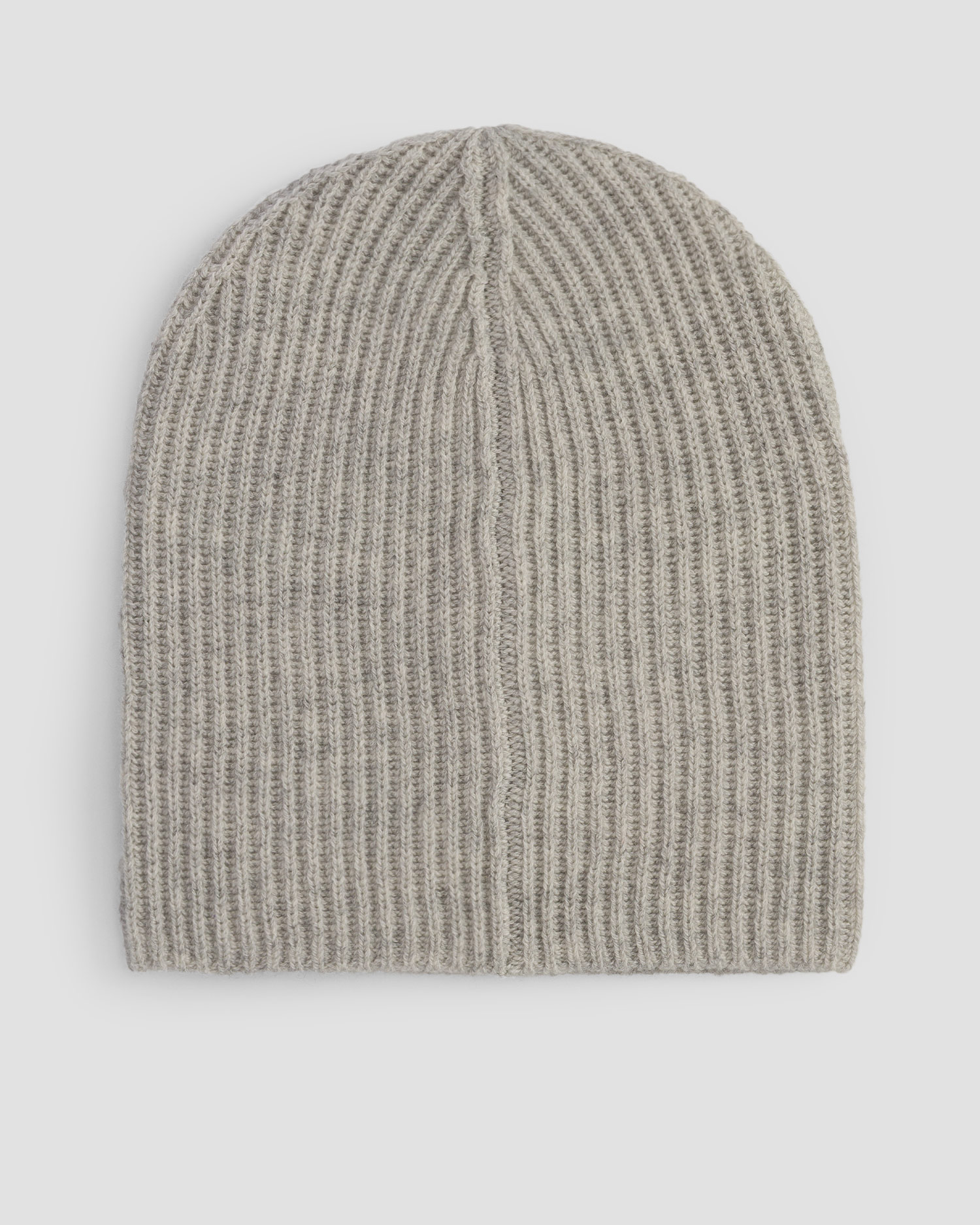 Jasnoszara czapka z kaszmiru damska Allude