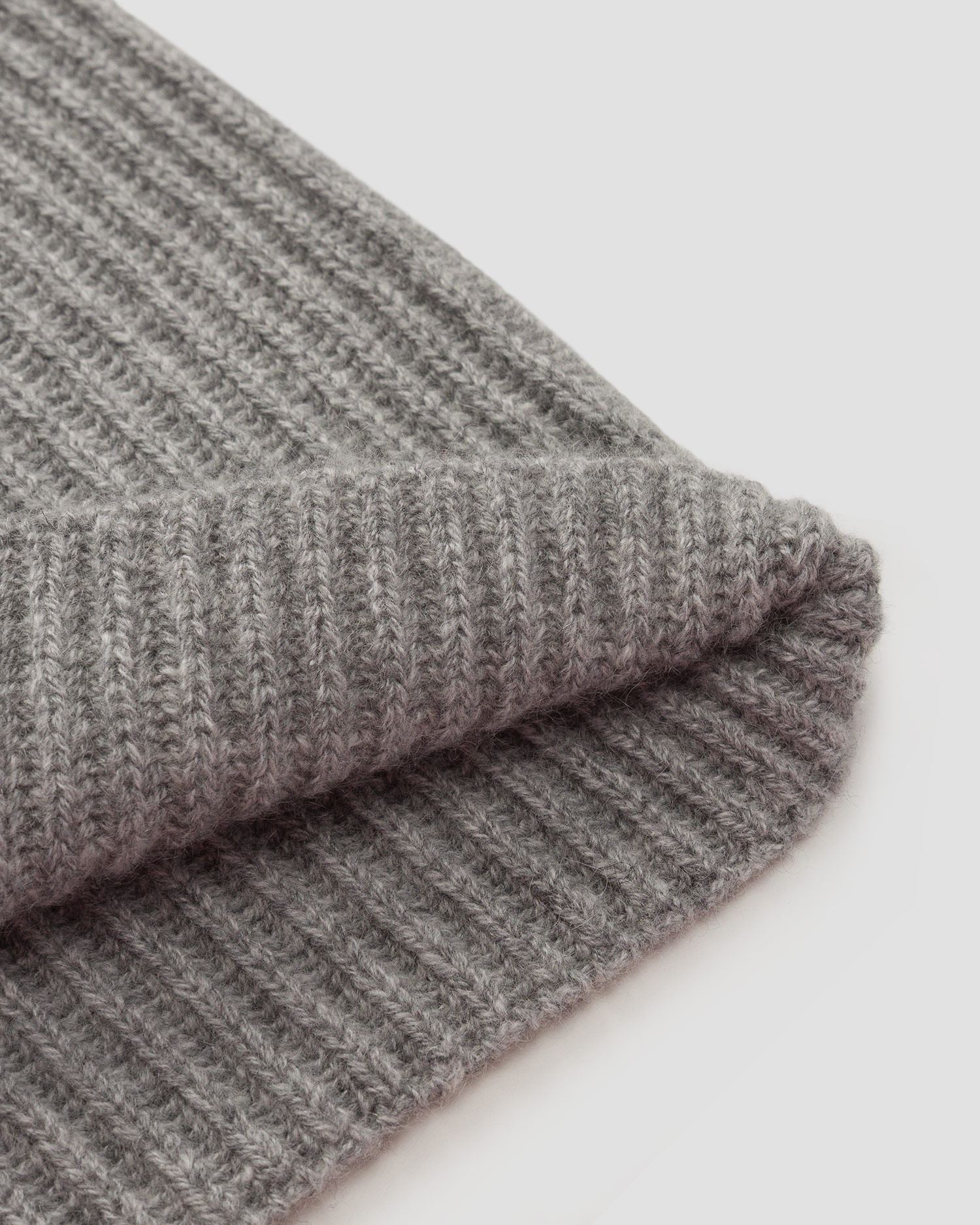 Szara czapka z kaszmiru damska Allude