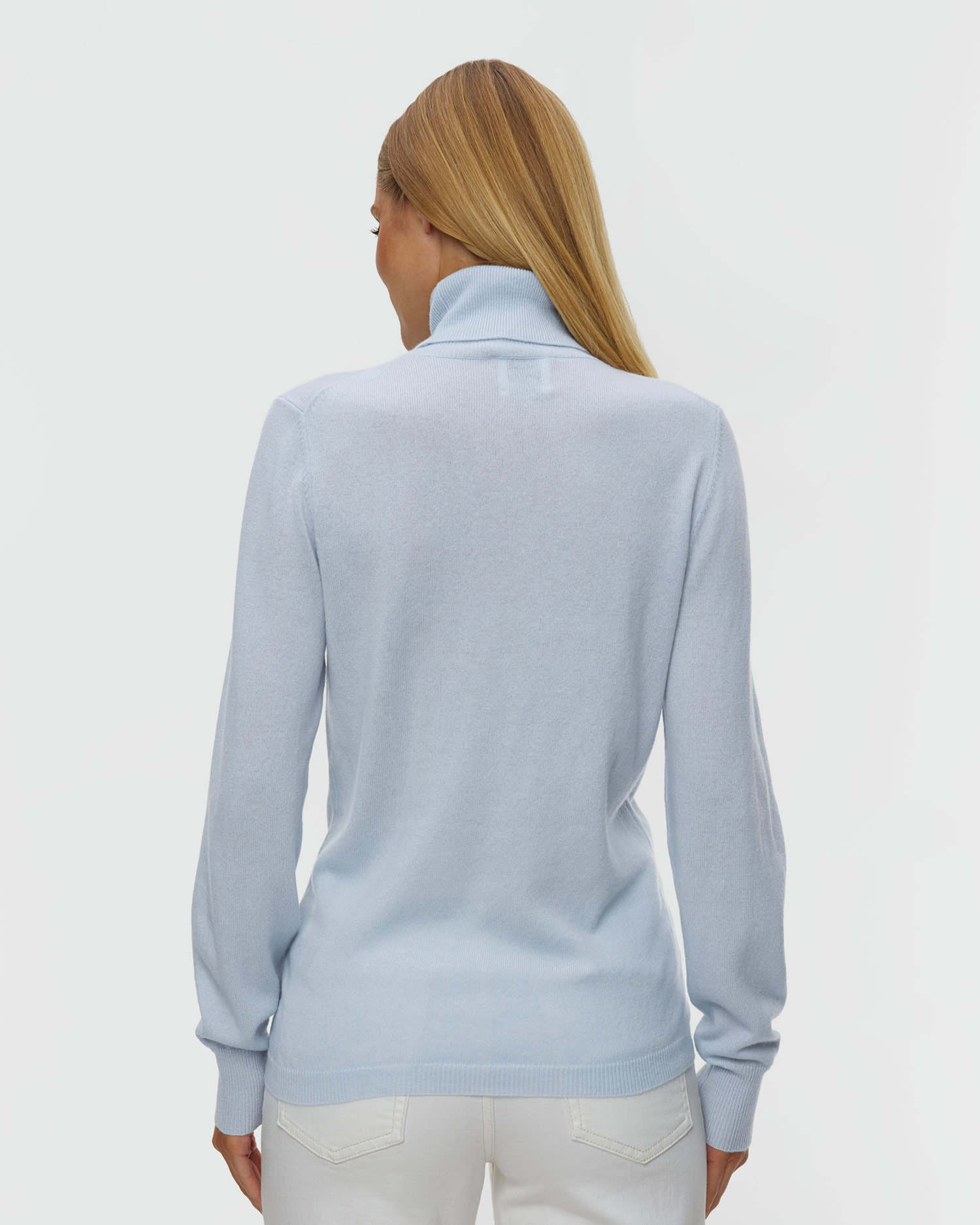 Maglione a collo alto in lana e cashmere da donna Allude